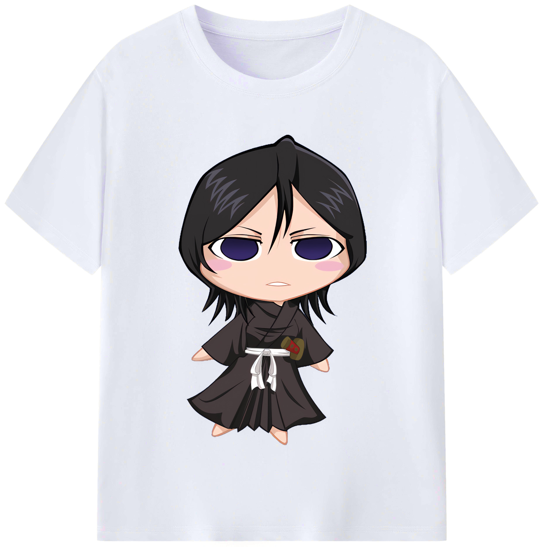 （画像用） ブリーチ 朽木ルキア BLEACH Kuchiki Rukia レディースカジュアルプリントTシャツ（綿100％）