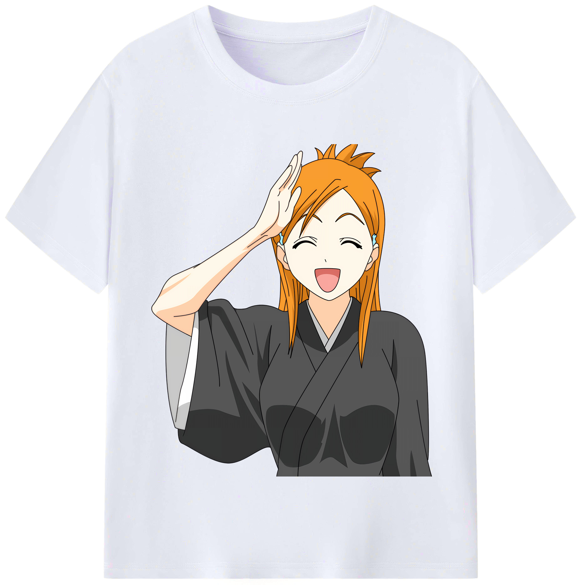 （画像用） ブリーチ 井上織姫（いのうえおりひめ） BLEACH Inoue Orihime レディースカジュアルプリントTシャツ（綿100％）