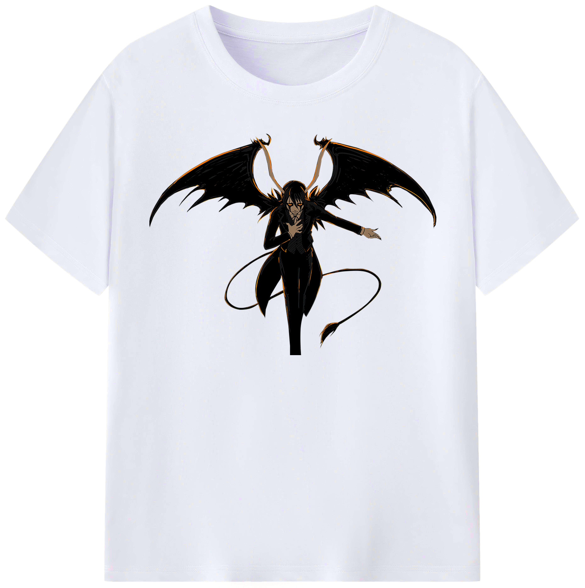 （画像用） ブリーチ ウルキオラ·シファー BLEACH Ulquiorra cifer レディースカジュアルプリントTシャツ（綿100％）