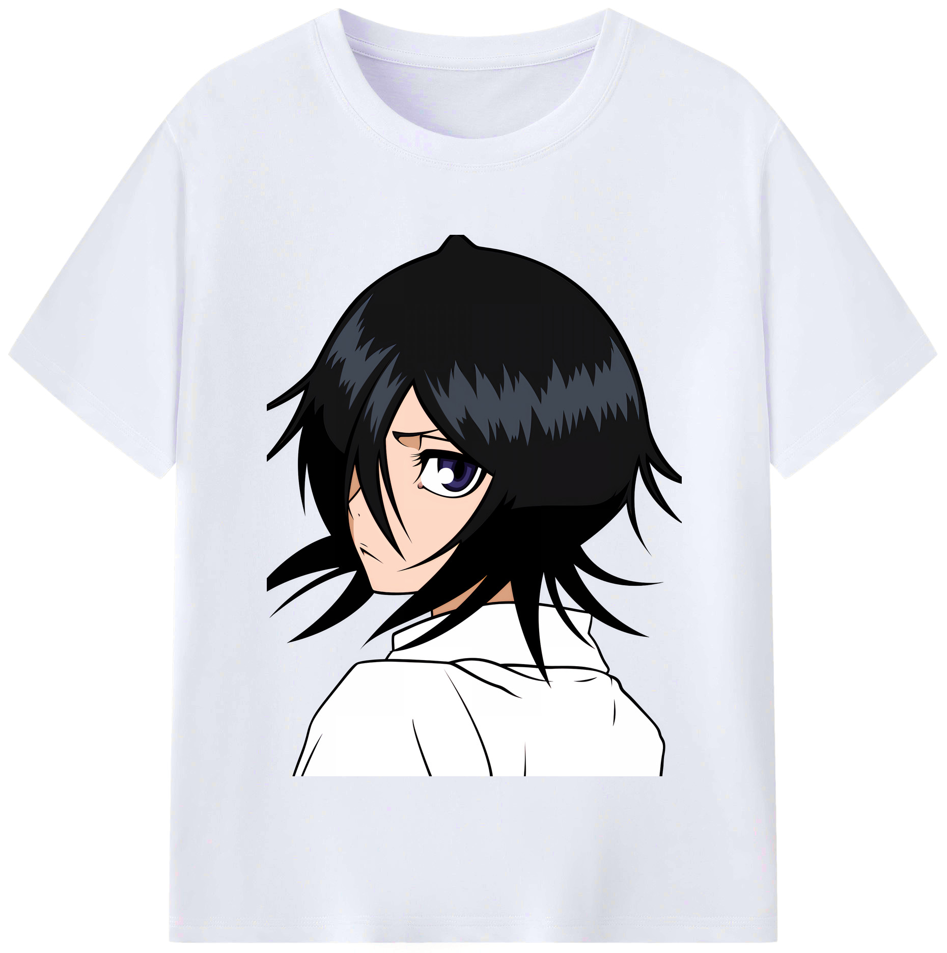 （画像用） ブリーチ 朽木ルキア BLEACH Kuchiki Rukia レディースカジュアルプリントTシャツ（綿100％）