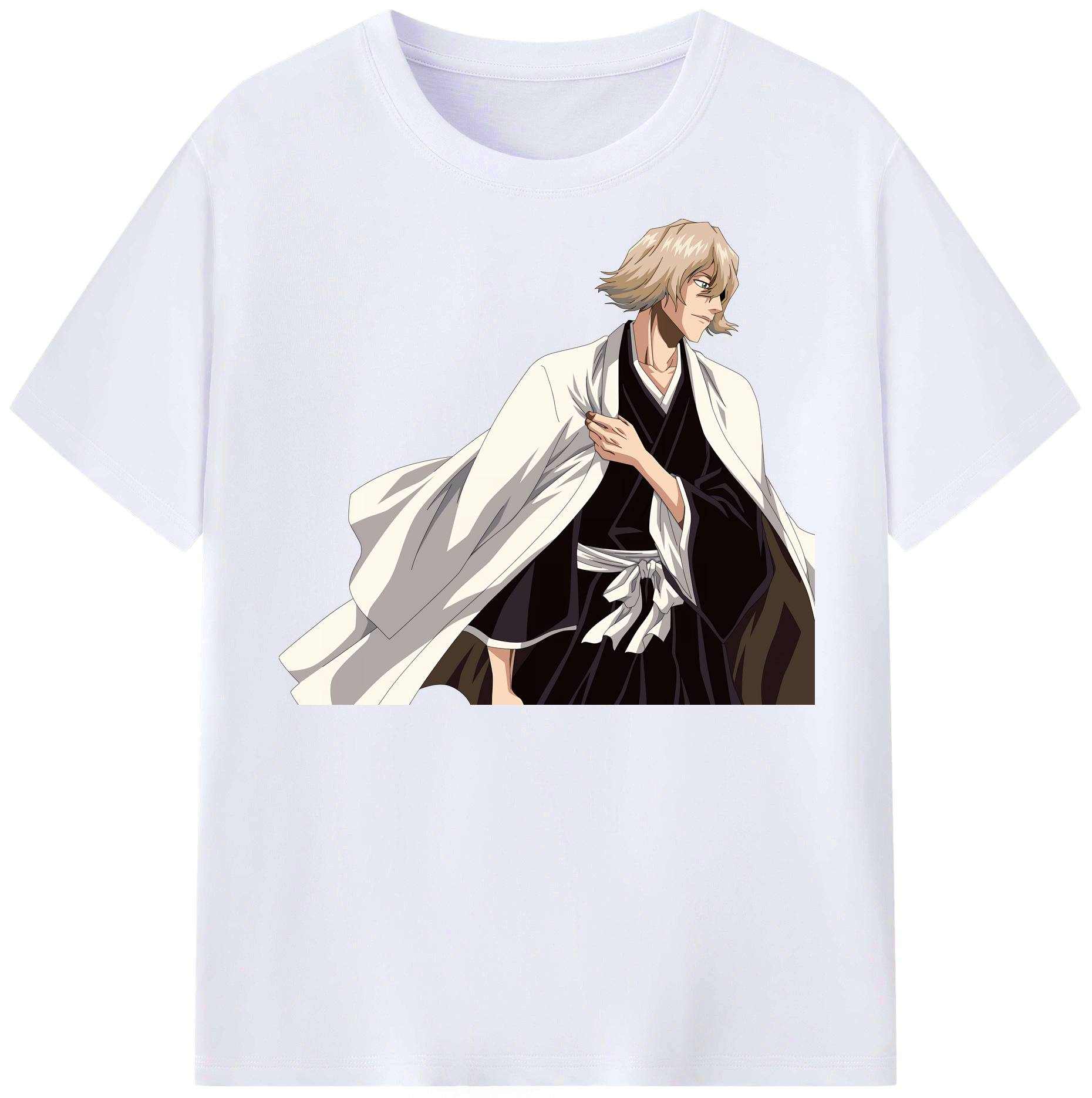 （画像用） "ブリーチ 浦原 喜助（うらはら きすけ） BLEACH Urahara Kisuke " レディースカジュアルプリントTシャツ（綿100％）