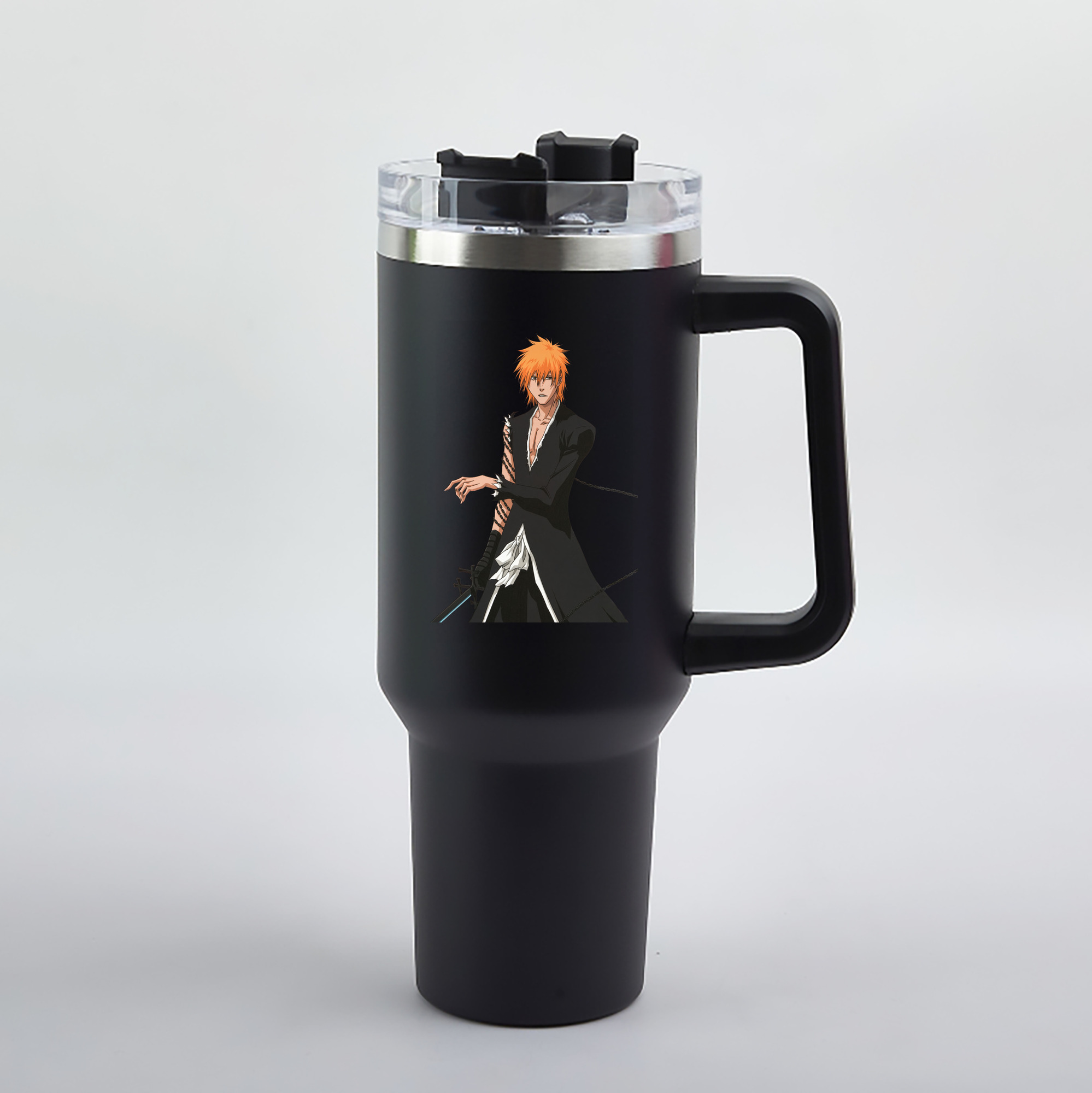 （画像用） ブリーチ 黒崎一護（くろさき いちご）BLEACH Kurosaki Ichigo 1200mL車用タンブラー（カラープリント）