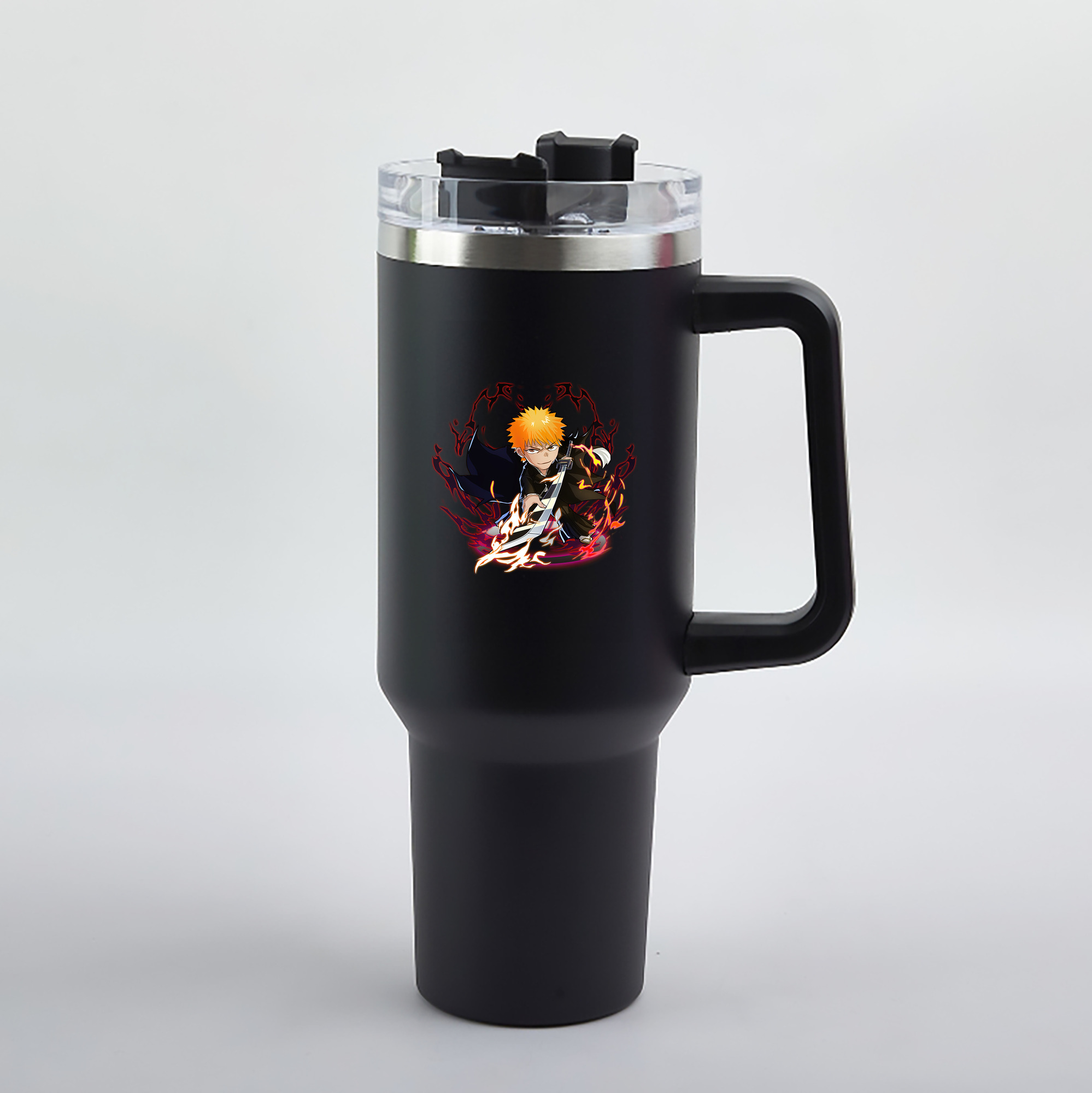 （画像用） ブリーチ 黒崎一護（くろさき いちご）BLEACH Kurosaki Ichigo 1200mL車用タンブラー（カラープリント）
