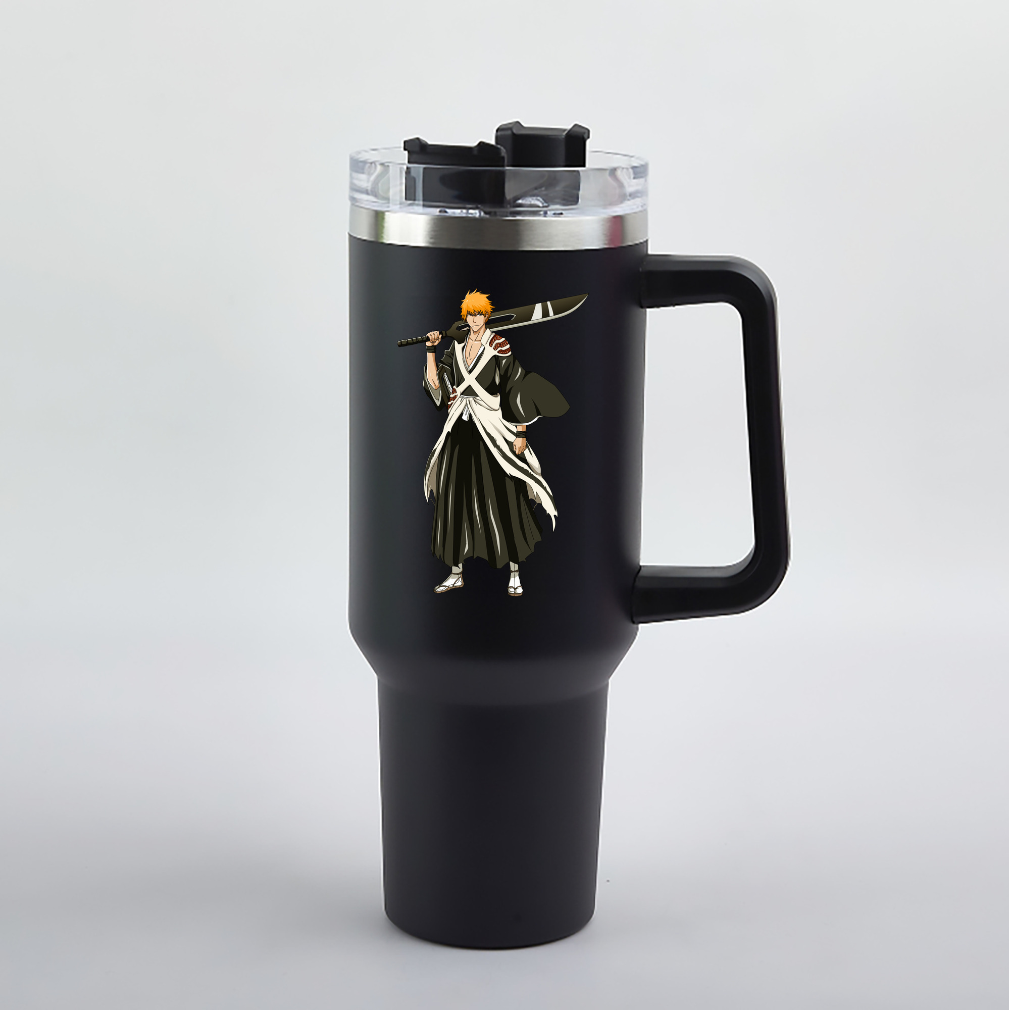 （画像用） ブリーチ 黒崎一護（くろさき いちご）BLEACH Kurosaki Ichigo 1200mL車用タンブラー（カラープリント）