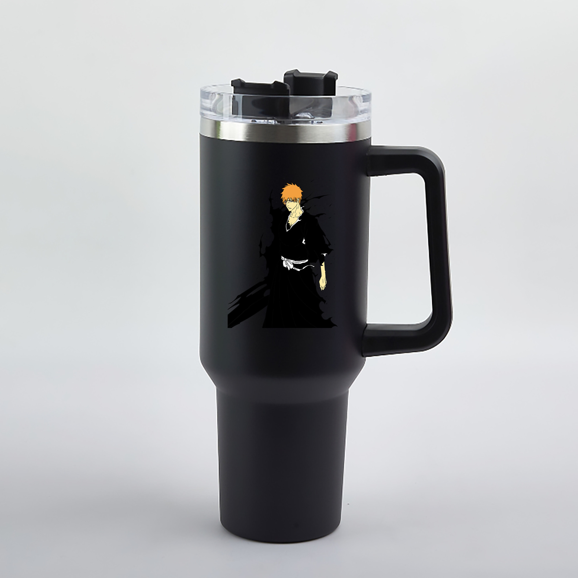 （画像用） ブリーチ 黒崎一護（くろさき いちご）BLEACH Kurosaki Ichigo 1200mL車用タンブラー（カラープリント）
