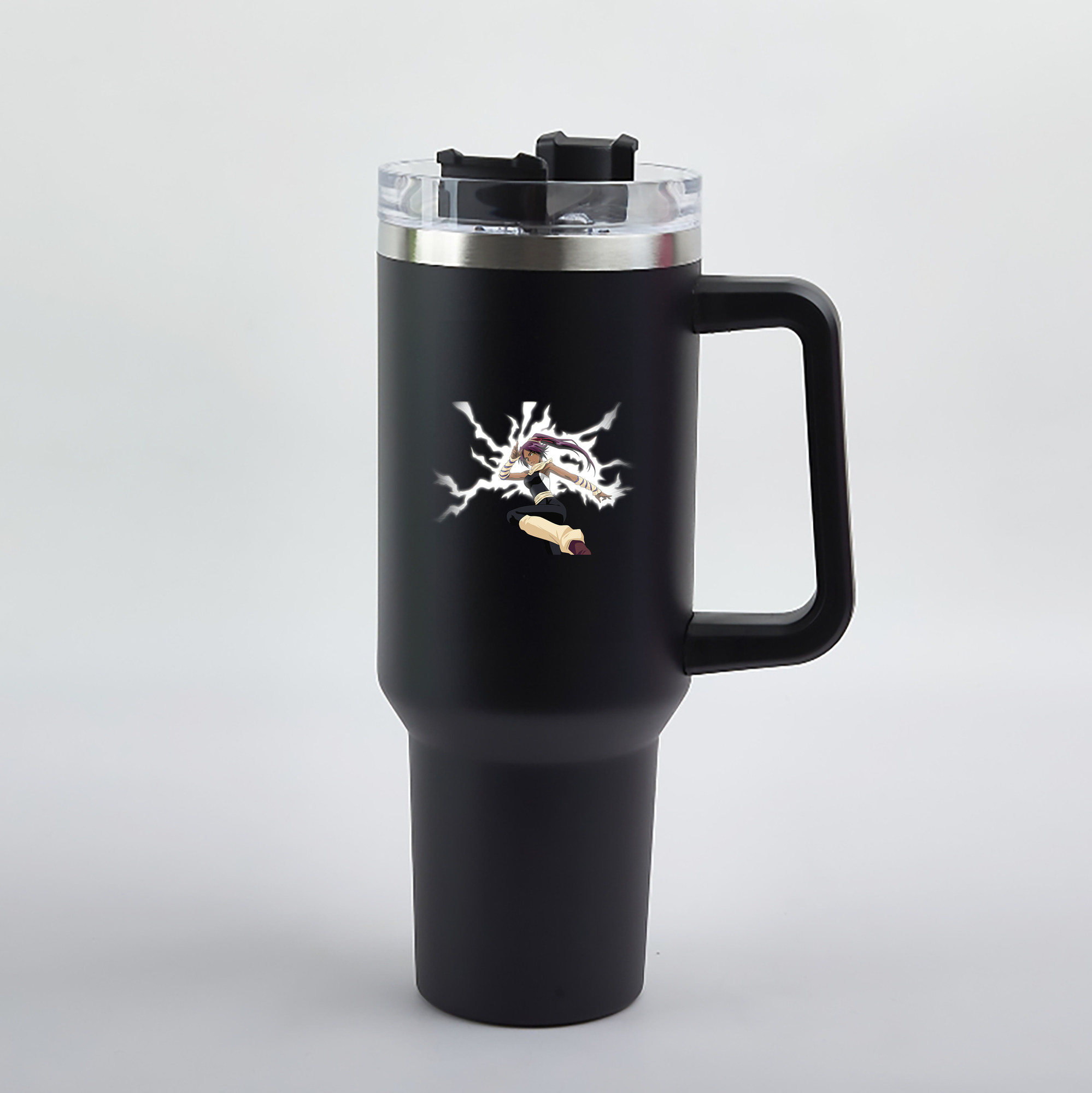 （画像用） ブリーチ 四楓院 夜一（しほういん よるいち） BLEACH Shihouin Yoruichi 1200mL車用タンブラー（カラープリント）