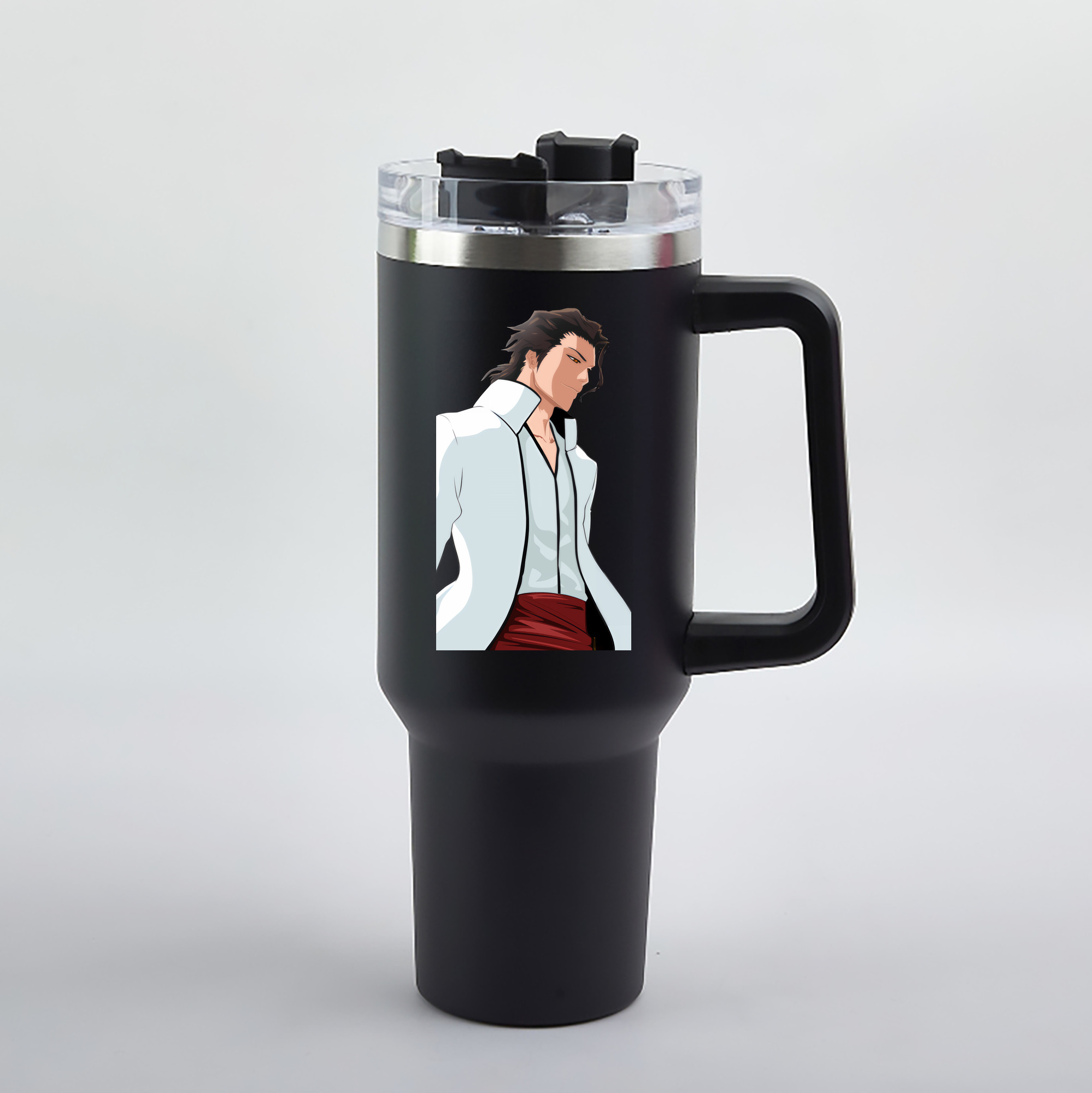 （画像用） ブリーチ 藍染 惣右介（あいぜん そうすけ） BLEACH Aizen Sousuke 1200mL車用タンブラー（カラープリント）