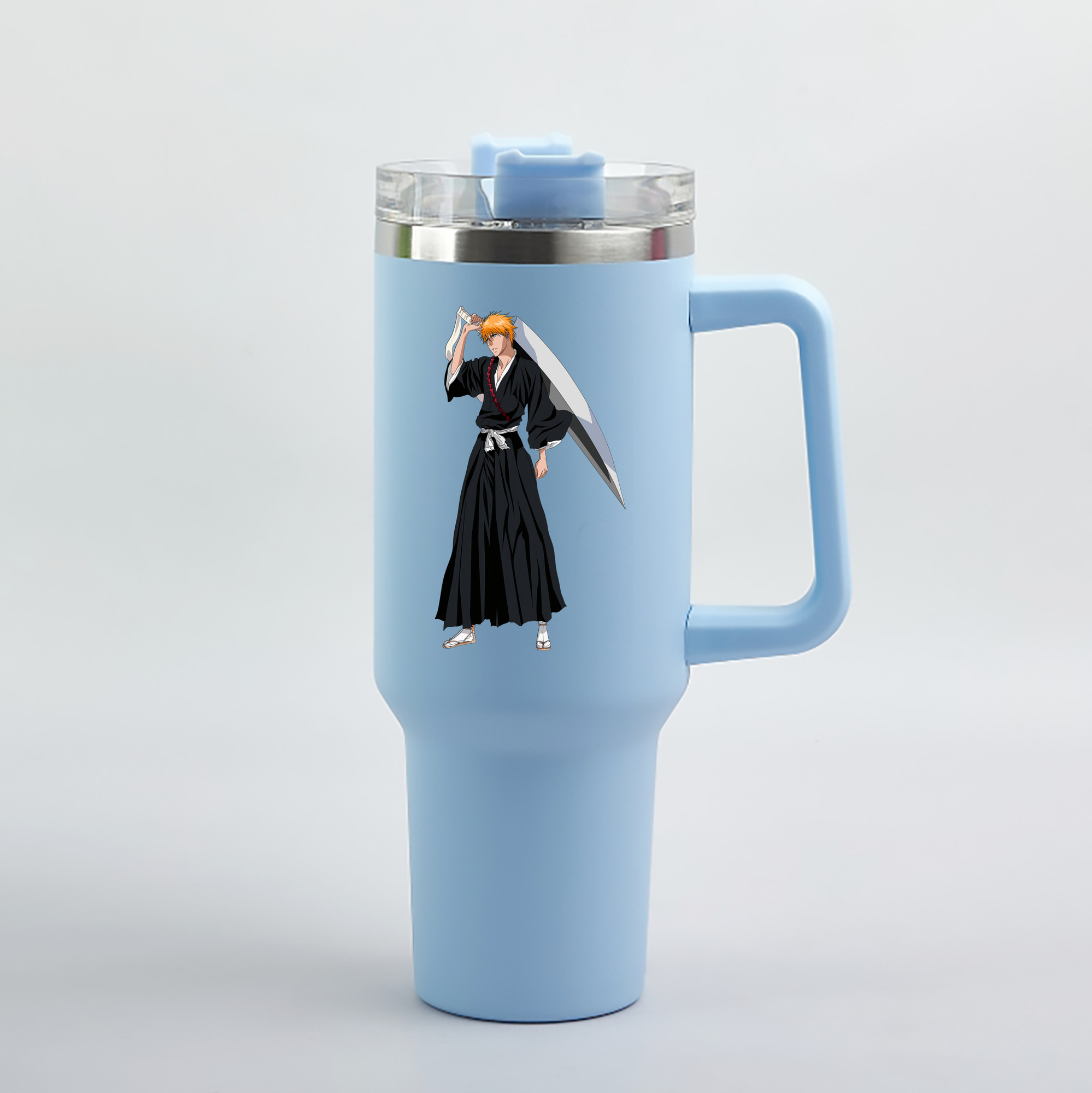 （画像用） ブリーチ 黒崎一護（くろさき いちご）BLEACH Kurosaki Ichigo 1200mL車用タンブラー（カラープリント）