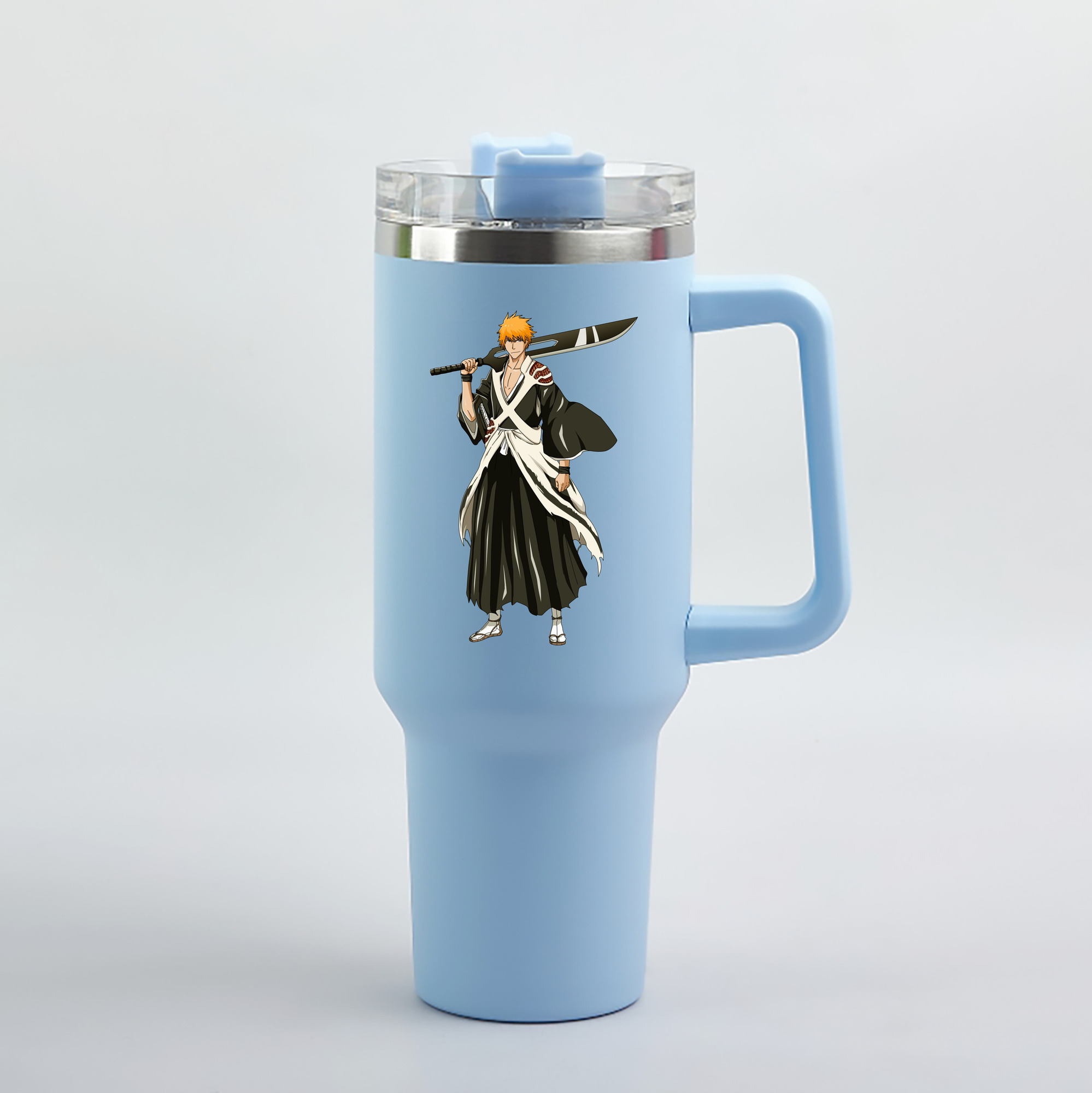 （画像用） ブリーチ 黒崎一護（くろさき いちご）BLEACH Kurosaki Ichigo 1200mL車用タンブラー（カラープリント）
