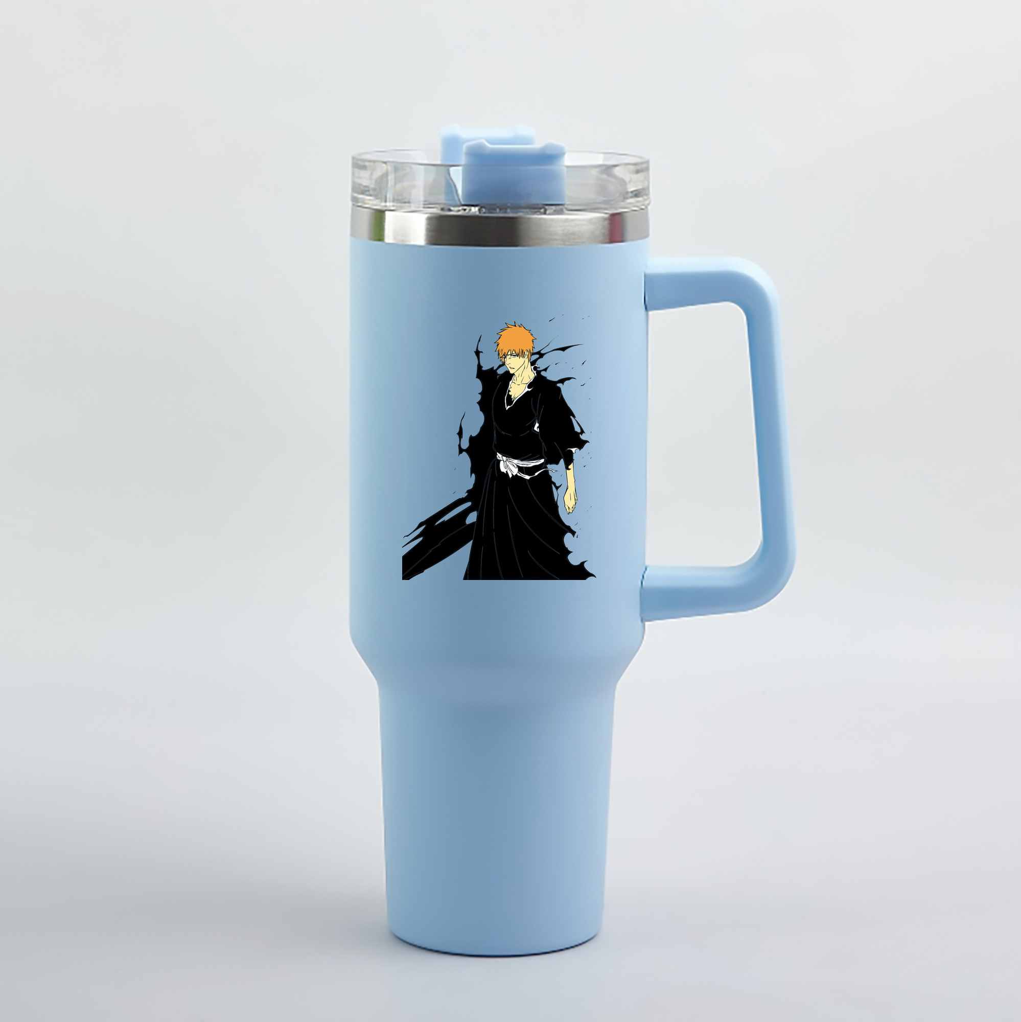 （画像用） ブリーチ 黒崎一護（くろさき いちご）BLEACH Kurosaki Ichigo 1200mL車用タンブラー（カラープリント）
