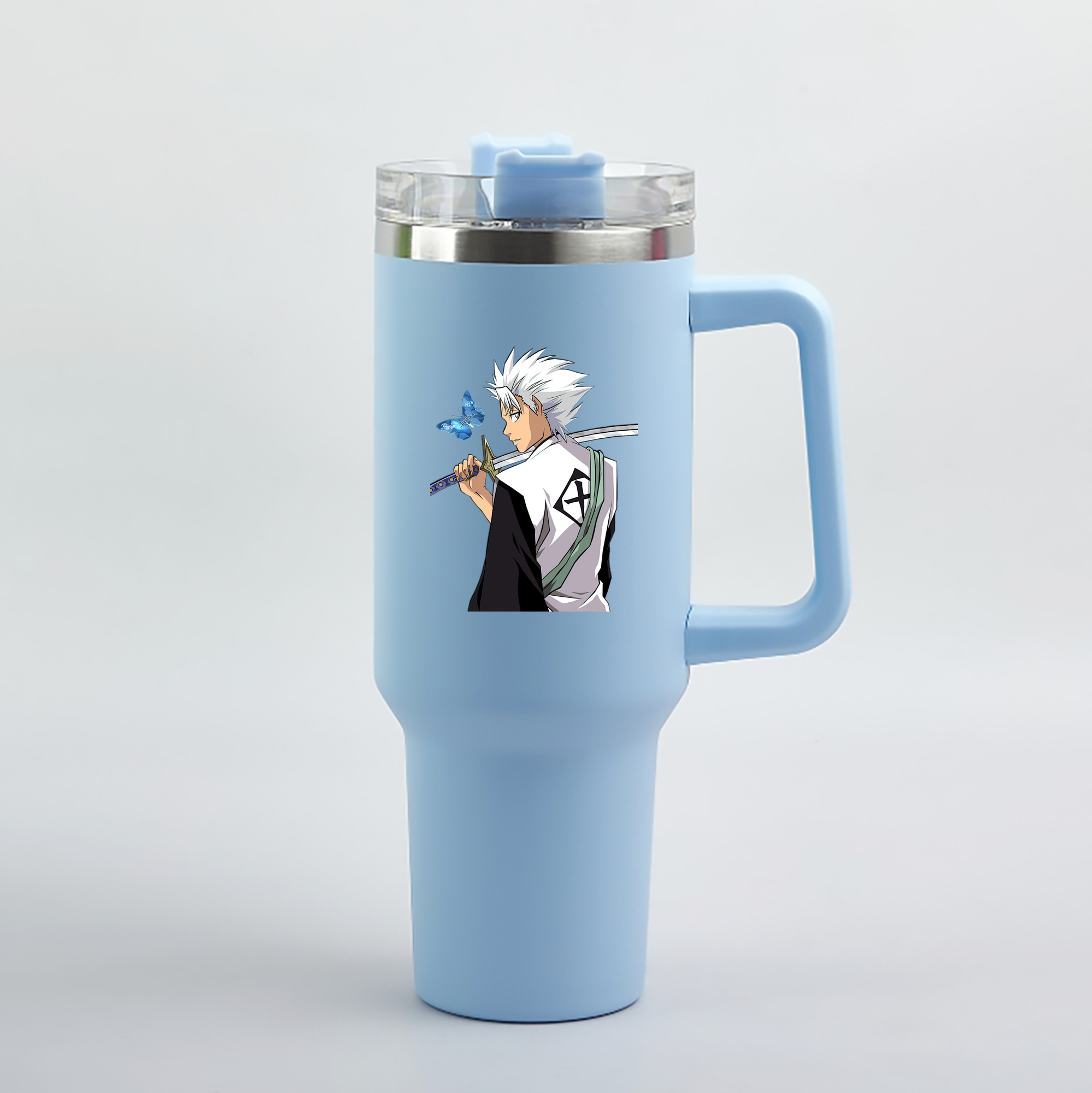 （画像用） ブリーチ 日番谷冬獅郎（ひつがや とうしろう） BLEACH Hitsugaya Toushirou 1200mL車用タンブラー（カラープリント）