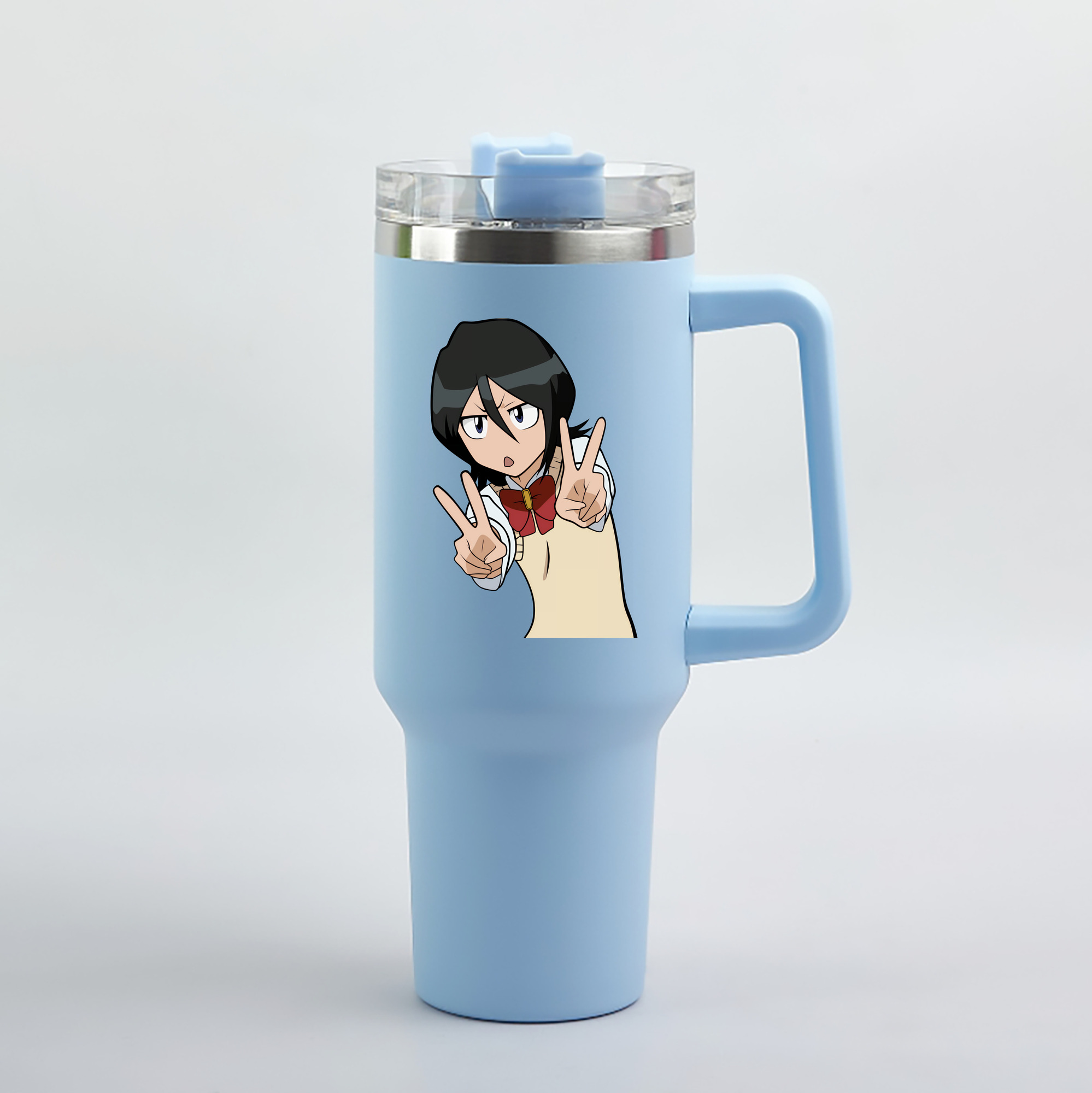 （画像用） ブリーチ 朽木ルキア BLEACH Kuchiki Rukia 1200mL車用タンブラー（カラープリント）