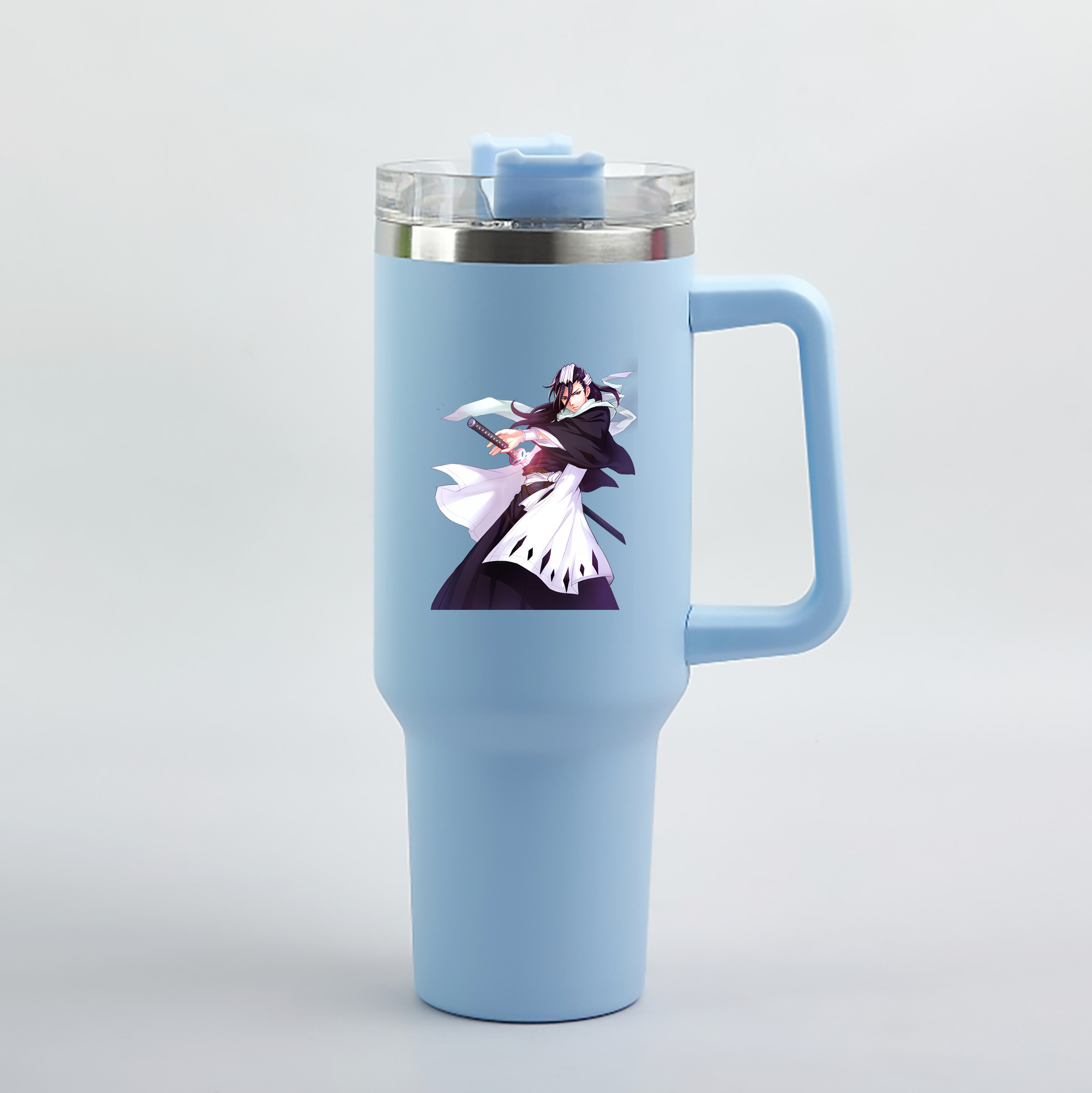 （画像用） ブリーチ くちき びゃくや BLEACH Kuchiki Byakuya 1200mL車用タンブラー（カラープリント）