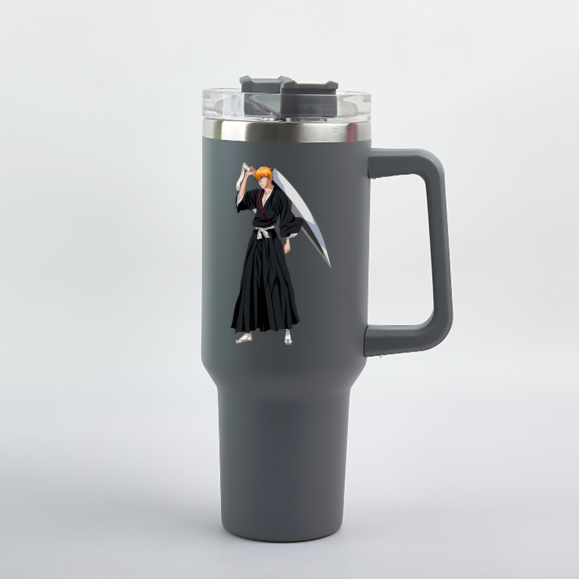 （画像用） ブリーチ 黒崎一護（くろさき いちご）BLEACH Kurosaki Ichigo 1200mL車用タンブラー（カラープリント）