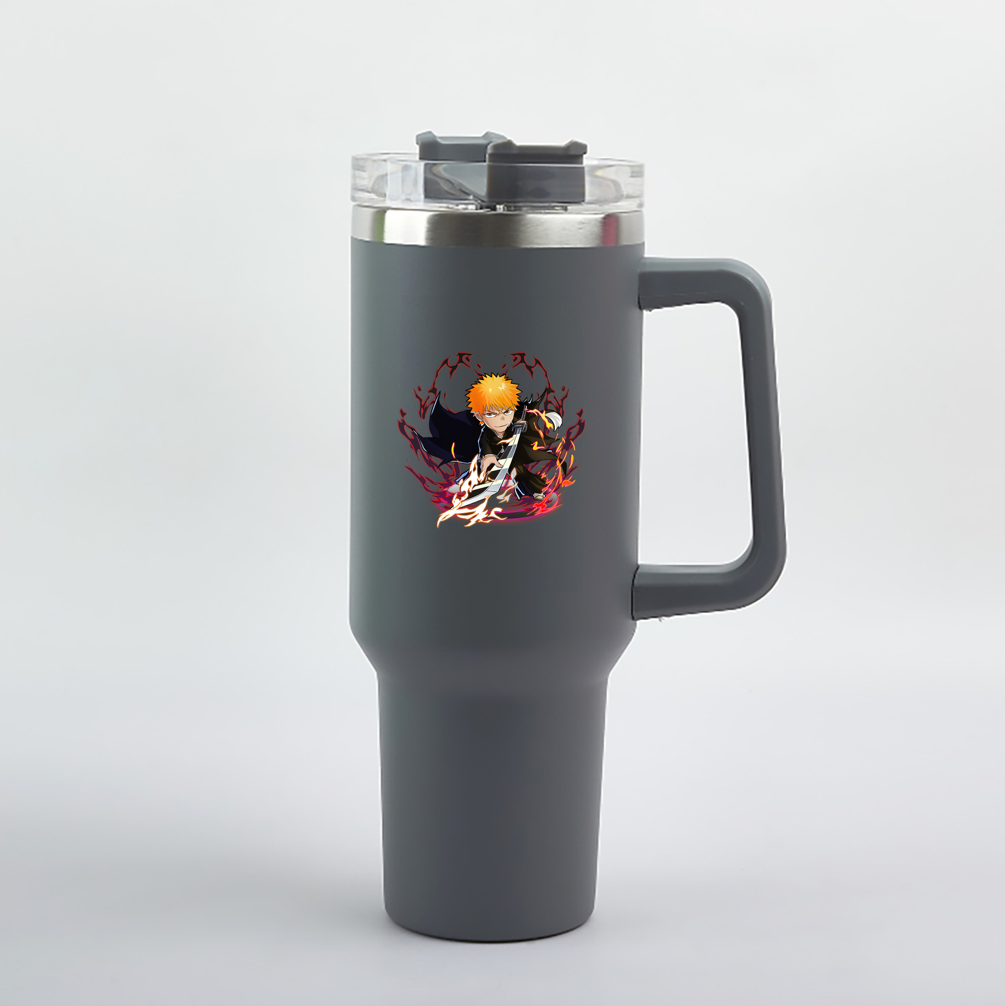 （画像用） ブリーチ 黒崎一護（くろさき いちご）BLEACH Kurosaki Ichigo 1200mL車用タンブラー（カラープリント）