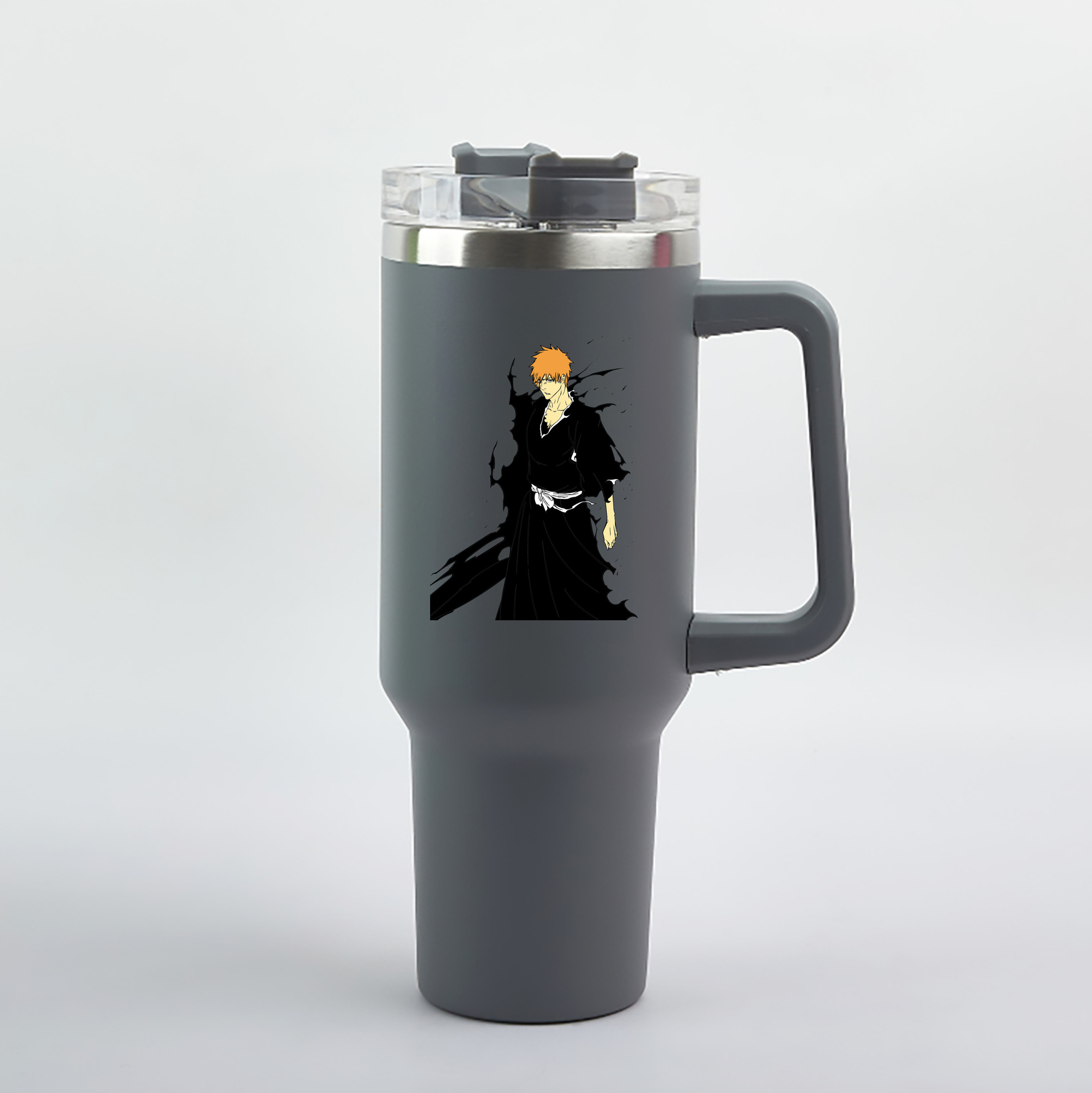 （画像用） ブリーチ 黒崎一護（くろさき いちご）BLEACH Kurosaki Ichigo 1200mL車用タンブラー（カラープリント）