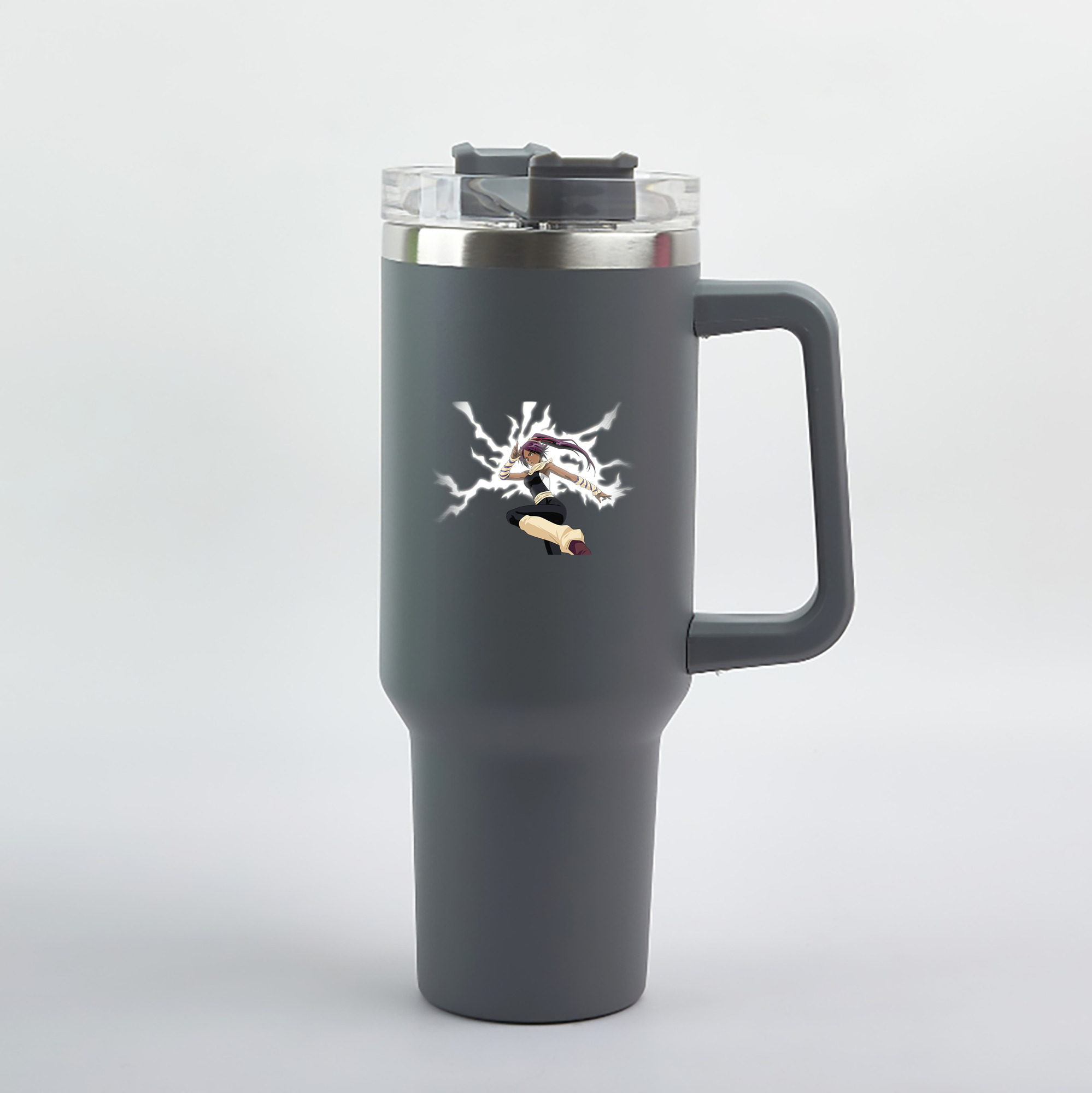（画像用） ブリーチ 四楓院 夜一（しほういん よるいち） BLEACH Shihouin Yoruichi 1200mL車用タンブラー（カラープリント）