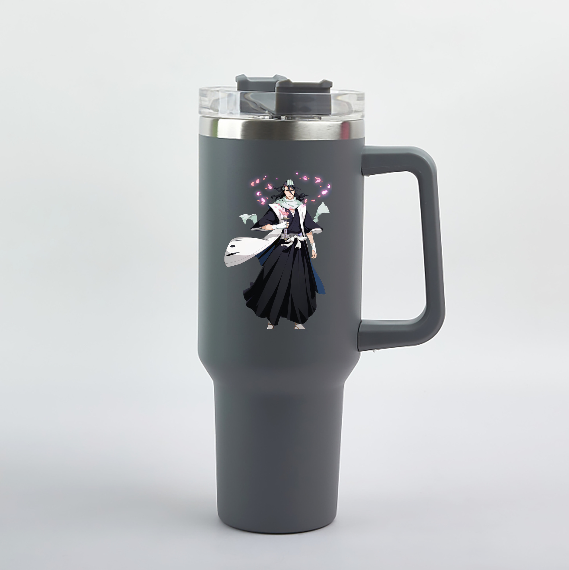 （画像用） ブリーチ くちき びゃくや BLEACH Kuchiki Byakuya 1200mL車用タンブラー（カラープリント）