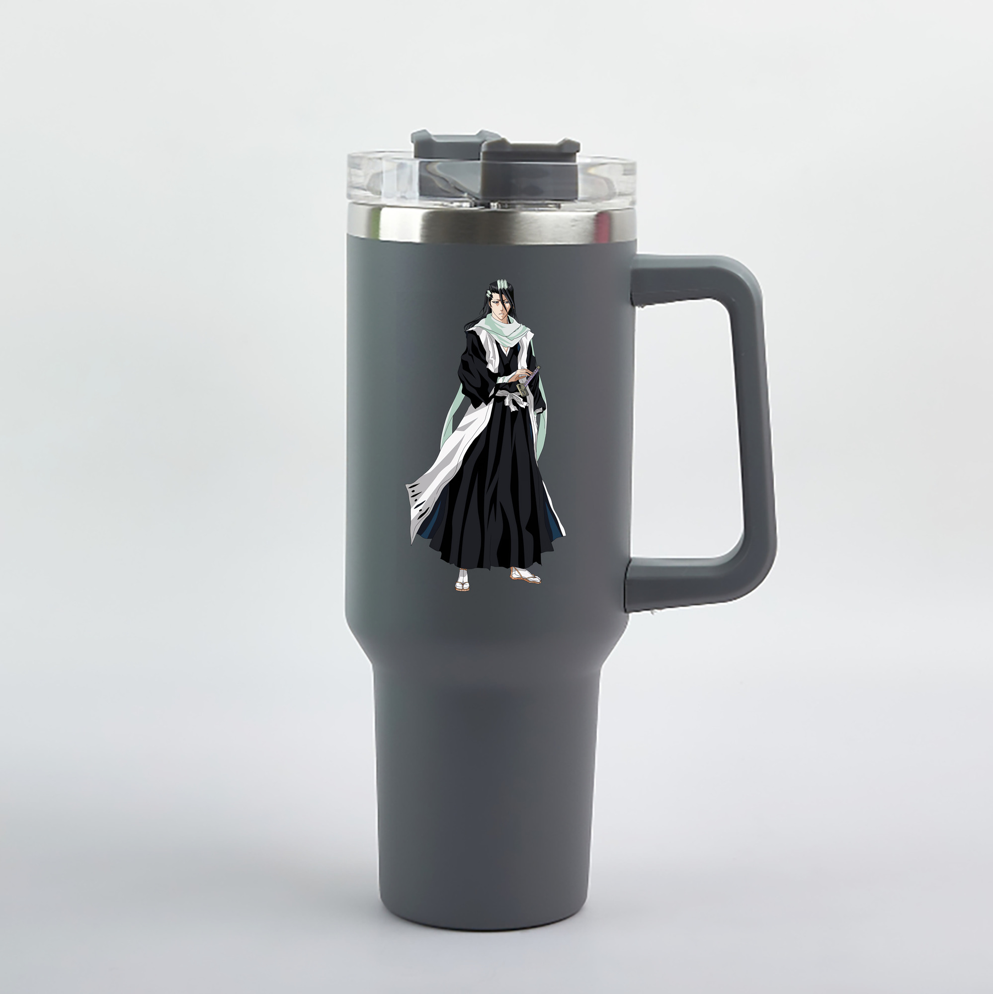 （画像用） ブリーチ くちき びゃくや BLEACH Kuchiki Byakuya 1200mL車用タンブラー（カラープリント）