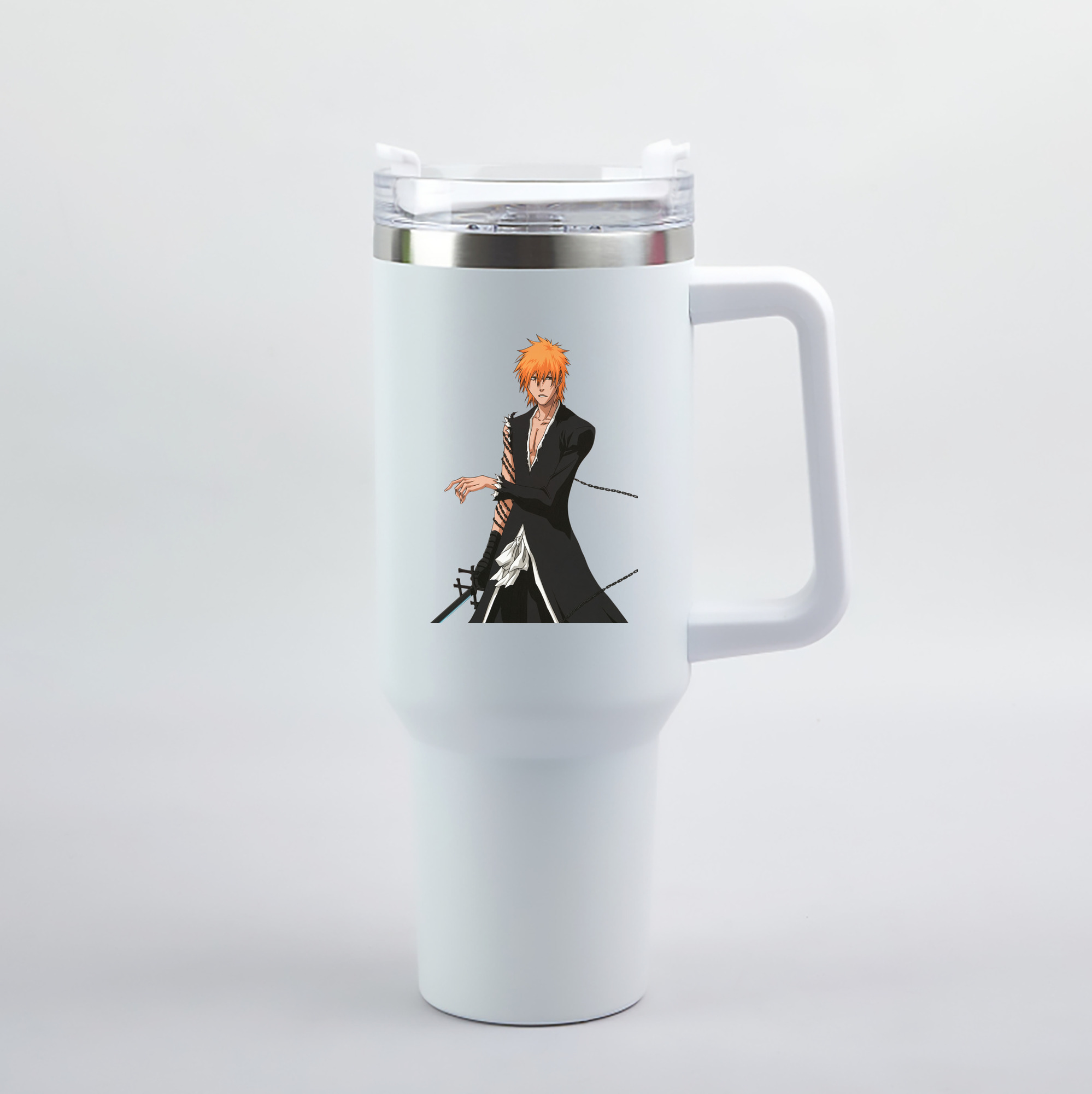 （画像用） ブリーチ 黒崎一護（くろさき いちご）BLEACH Kurosaki Ichigo 1200mL車用タンブラー（カラープリント）