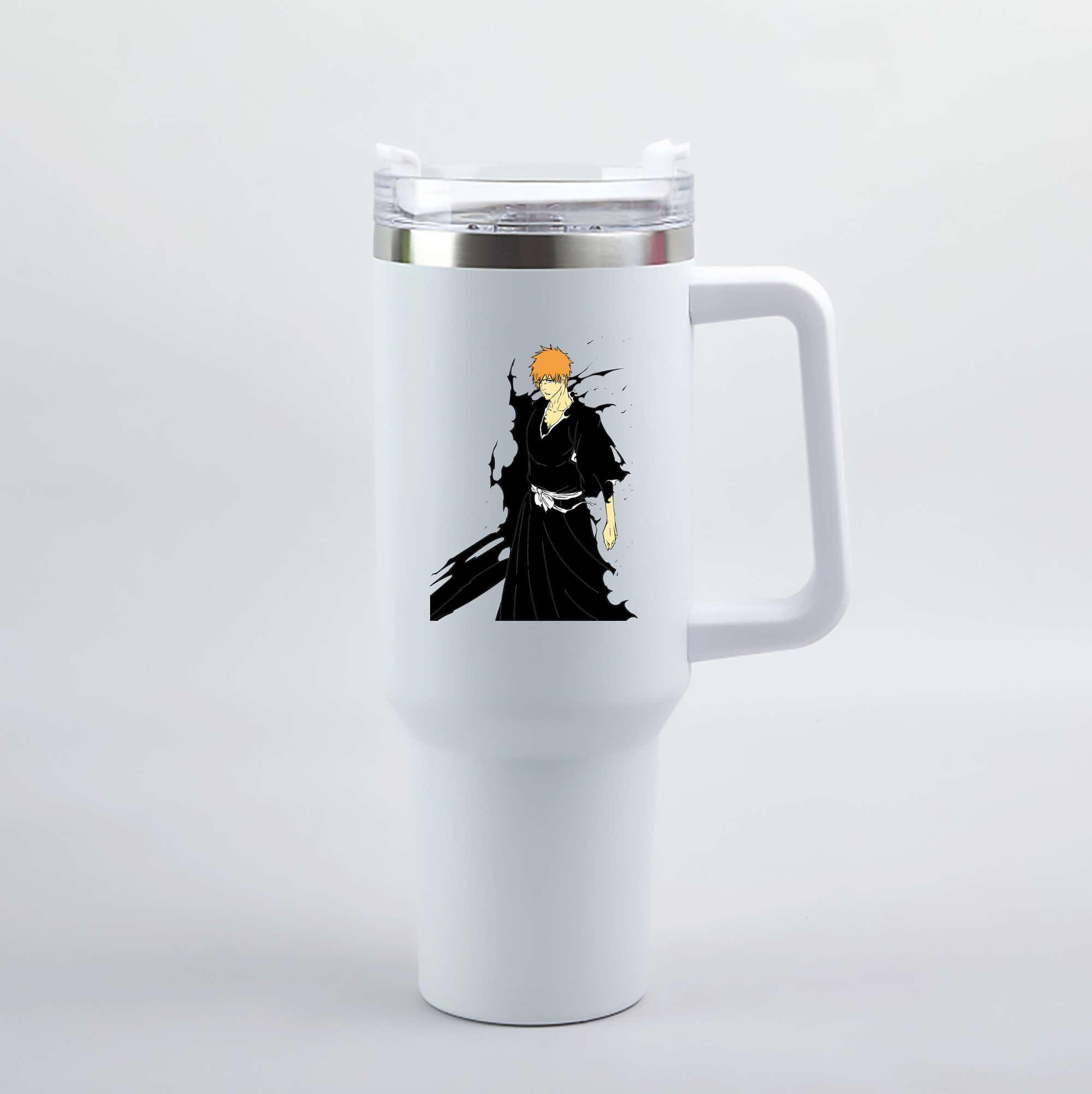 （画像用） ブリーチ 黒崎一護（くろさき いちご）BLEACH Kurosaki Ichigo 1200mL車用タンブラー（カラープリント）