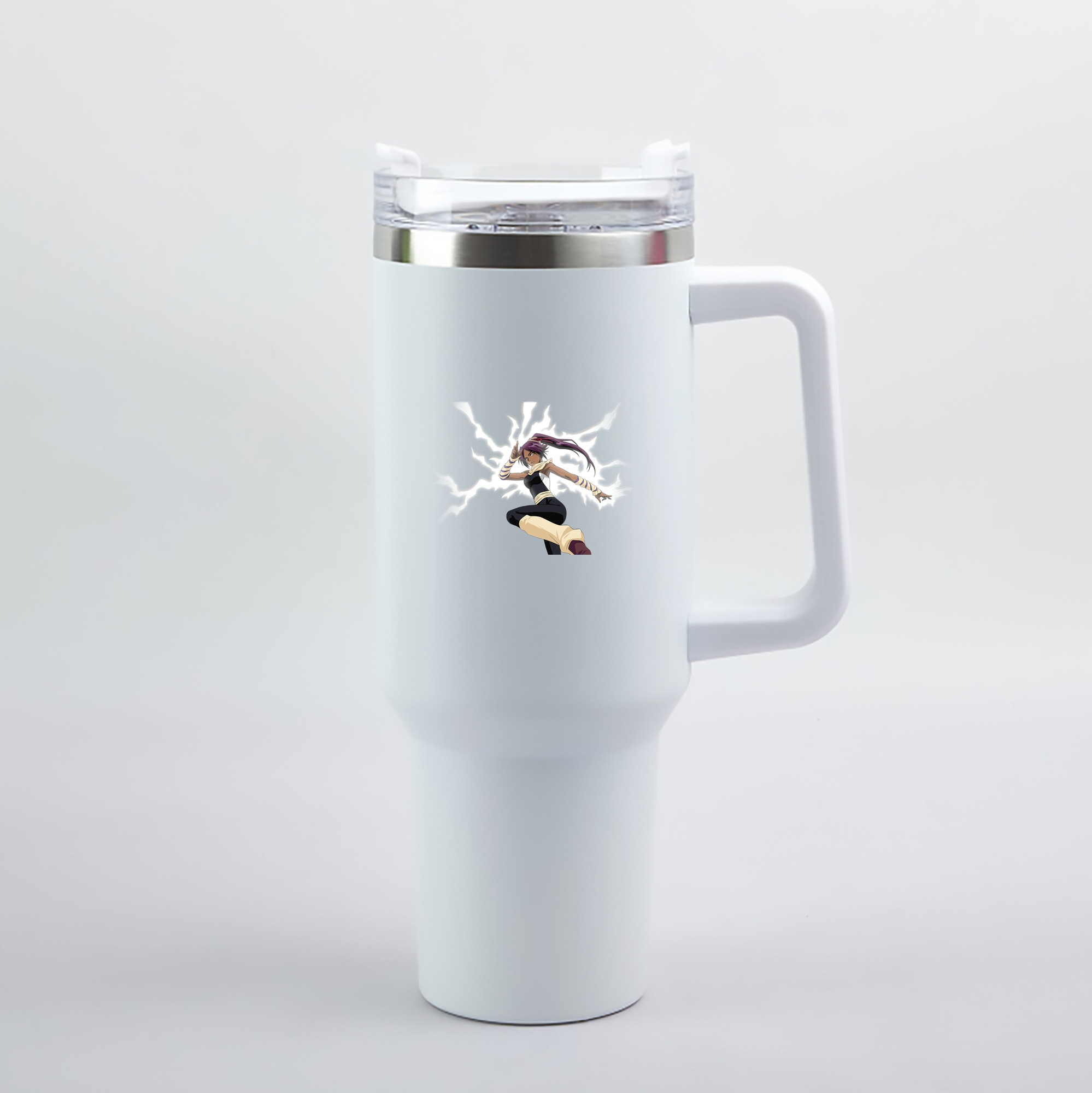 （画像用） ブリーチ 四楓院 夜一（しほういん よるいち） BLEACH Shihouin Yoruichi 1200mL車用タンブラー（カラープリント）