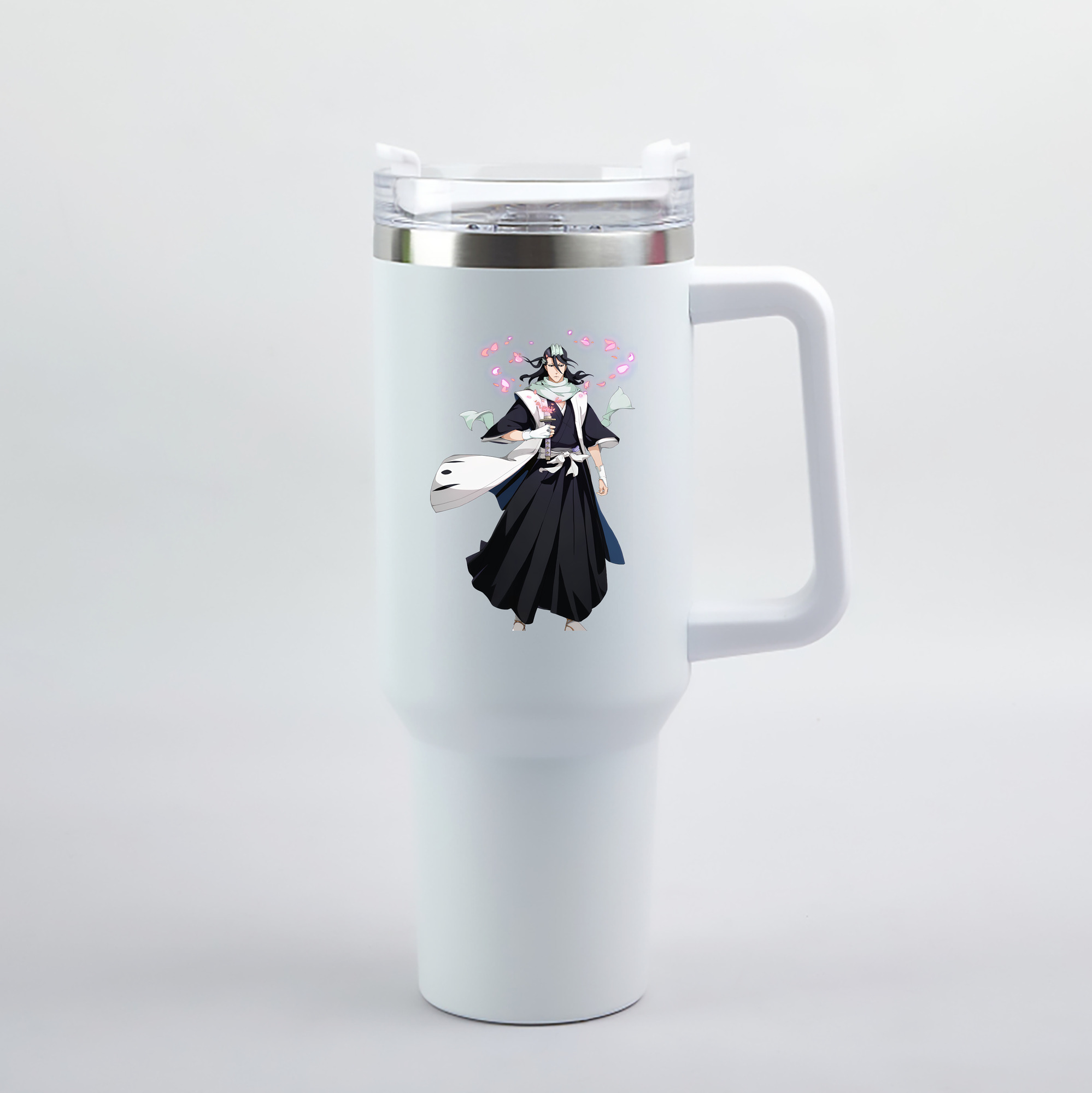 （画像用） ブリーチ くちき びゃくや BLEACH Kuchiki Byakuya 1200mL車用タンブラー（カラープリント）