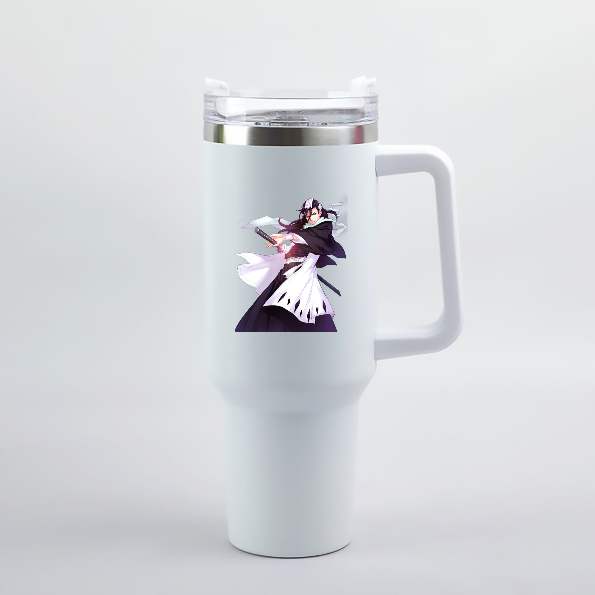 （画像用） ブリーチ くちき びゃくや BLEACH Kuchiki Byakuya 1200mL車用タンブラー（カラープリント）