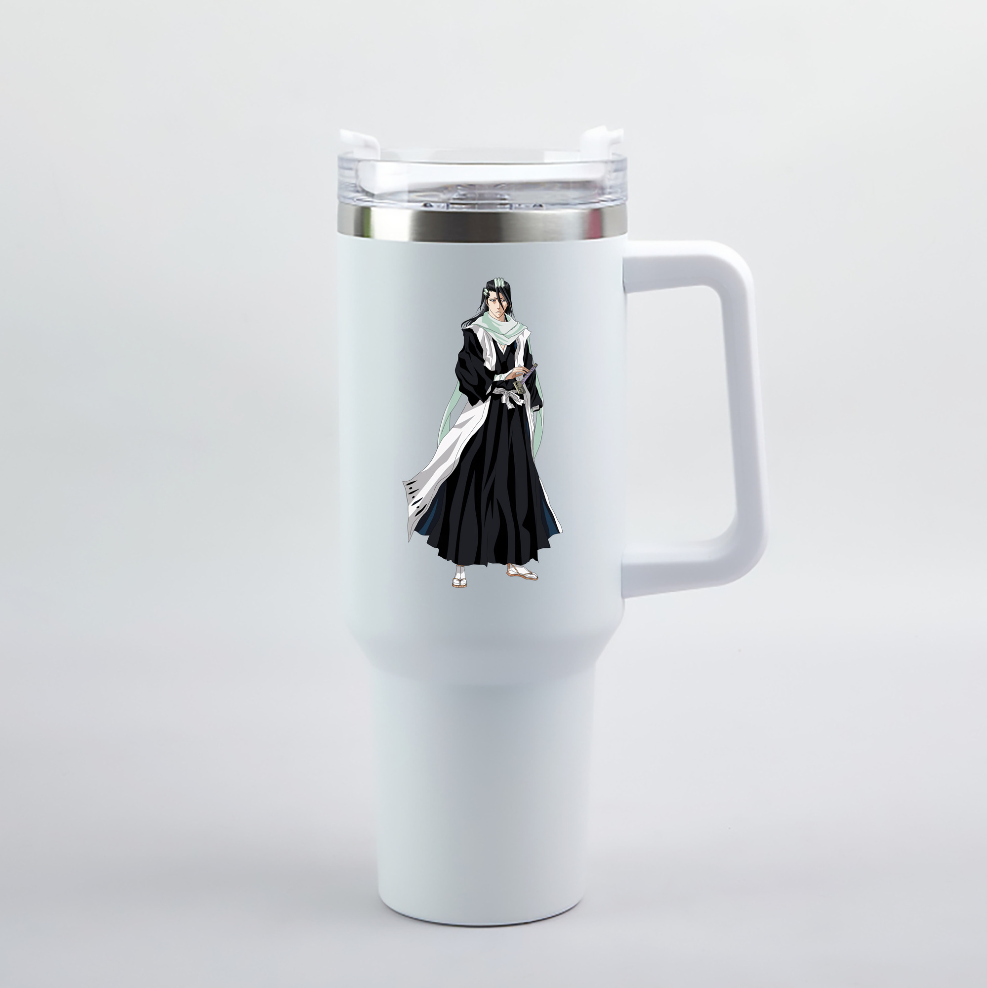 （画像用） ブリーチ くちき びゃくや BLEACH Kuchiki Byakuya 1200mL車用タンブラー（カラープリント）