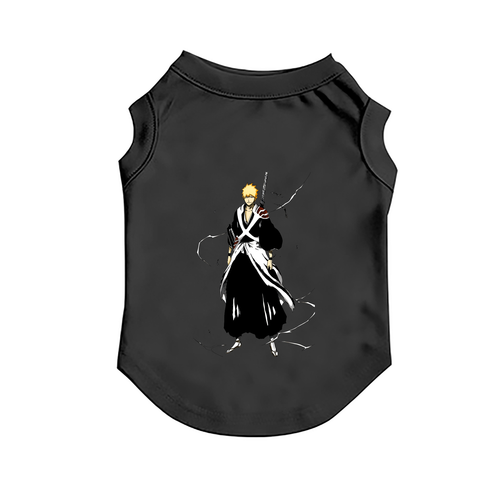 （画像用） ブリーチ 黒崎一護（くろさき いちご）BLEACH Kurosaki Ichigo ペット用ベスト