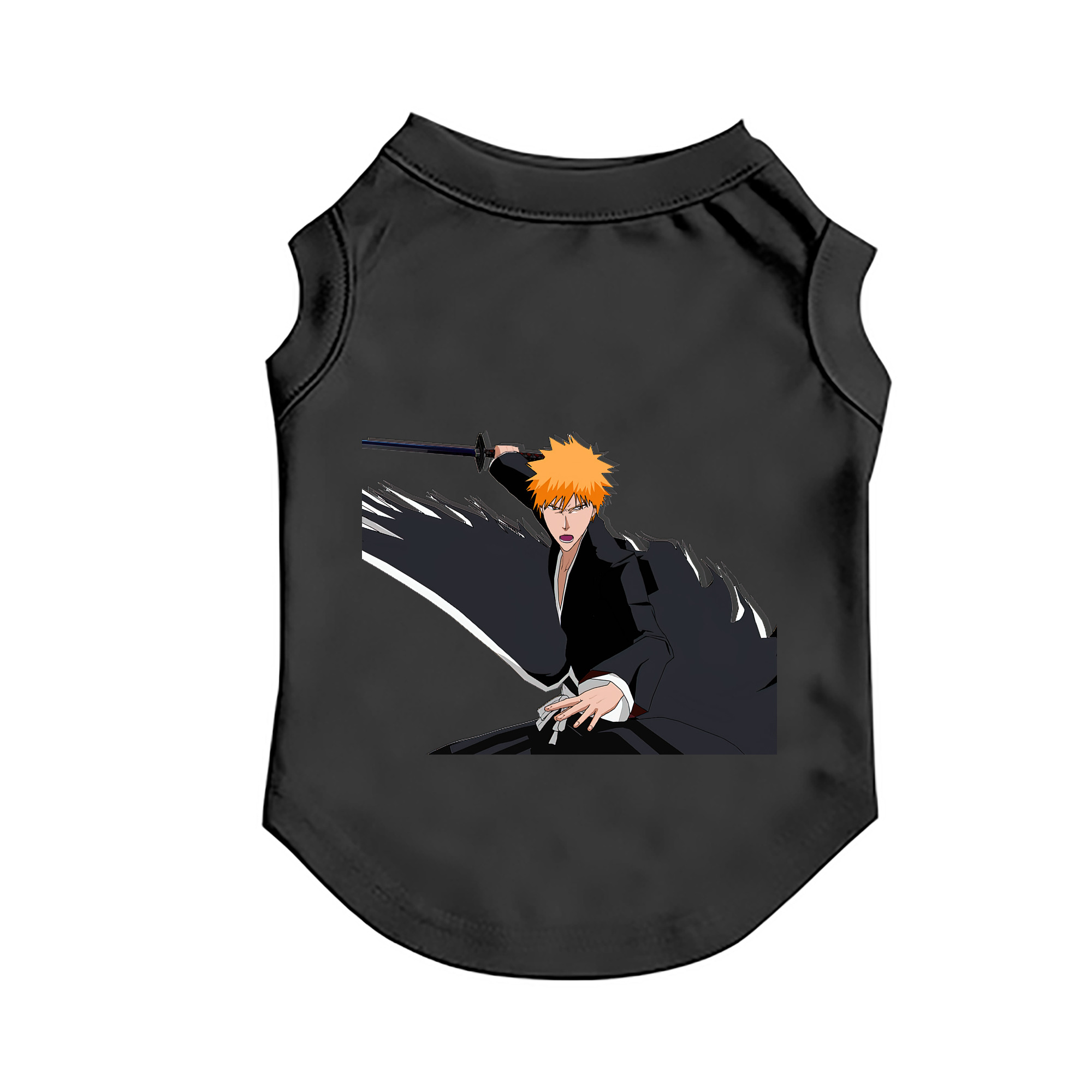 （画像用） ブリーチ 黒崎一護（くろさき いちご）BLEACH Kurosaki Ichigo ペット用ベスト