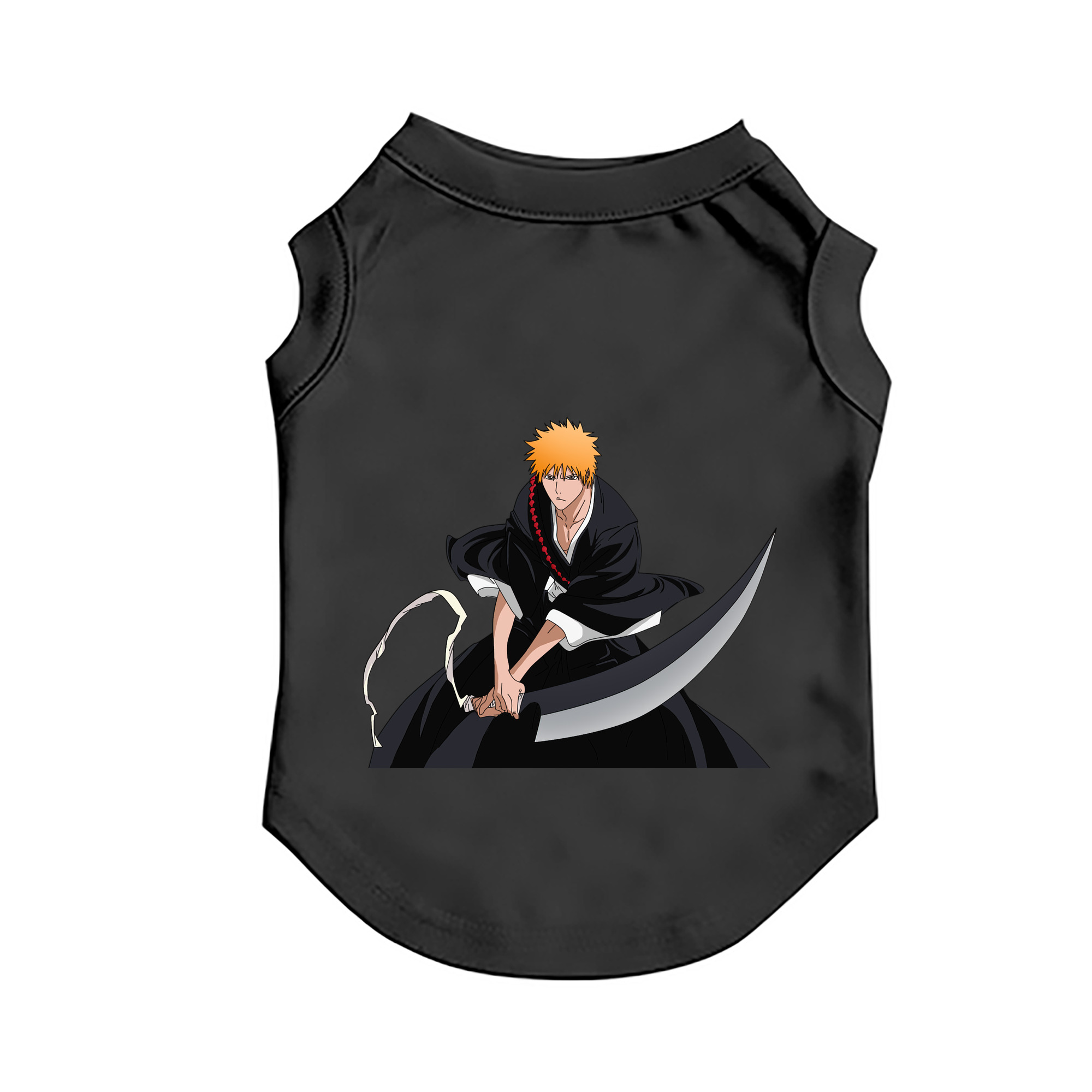 （画像用） ブリーチ 黒崎一護（くろさき いちご）BLEACH Kurosaki Ichigo ペット用ベスト