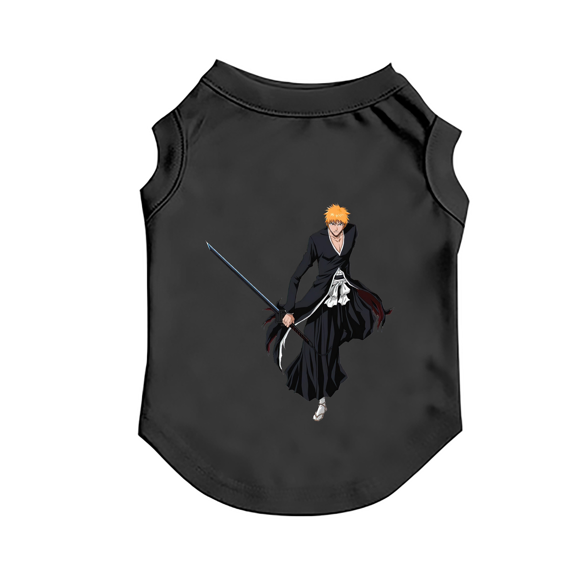 （画像用） ブリーチ 黒崎一護（くろさき いちご）BLEACH Kurosaki Ichigo ペット用ベスト