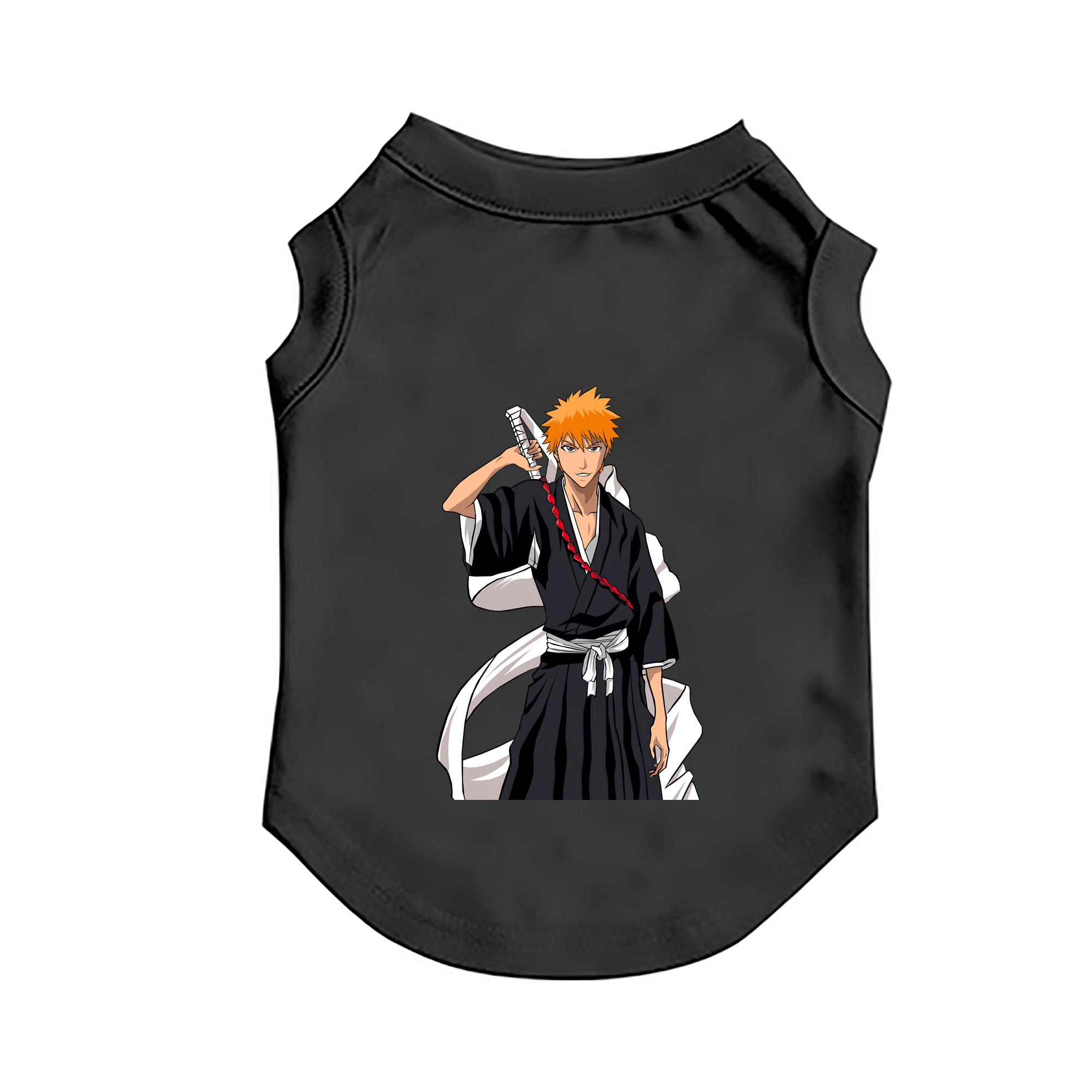 （画像用） ブリーチ 黒崎一護（くろさき いちご）BLEACH Kurosaki Ichigo ペット用ベスト
