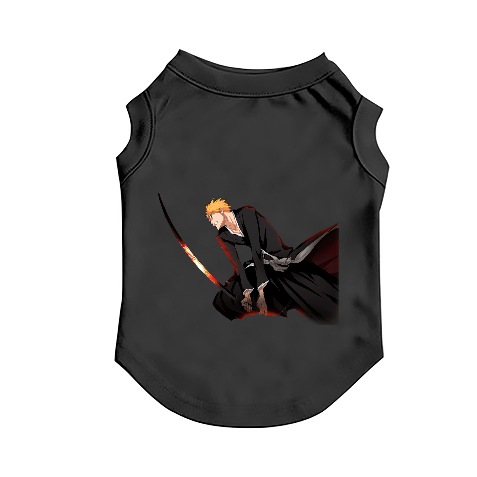 （画像用） ブリーチ 黒崎一護（くろさき いちご）BLEACH Kurosaki Ichigo ペット用ベスト