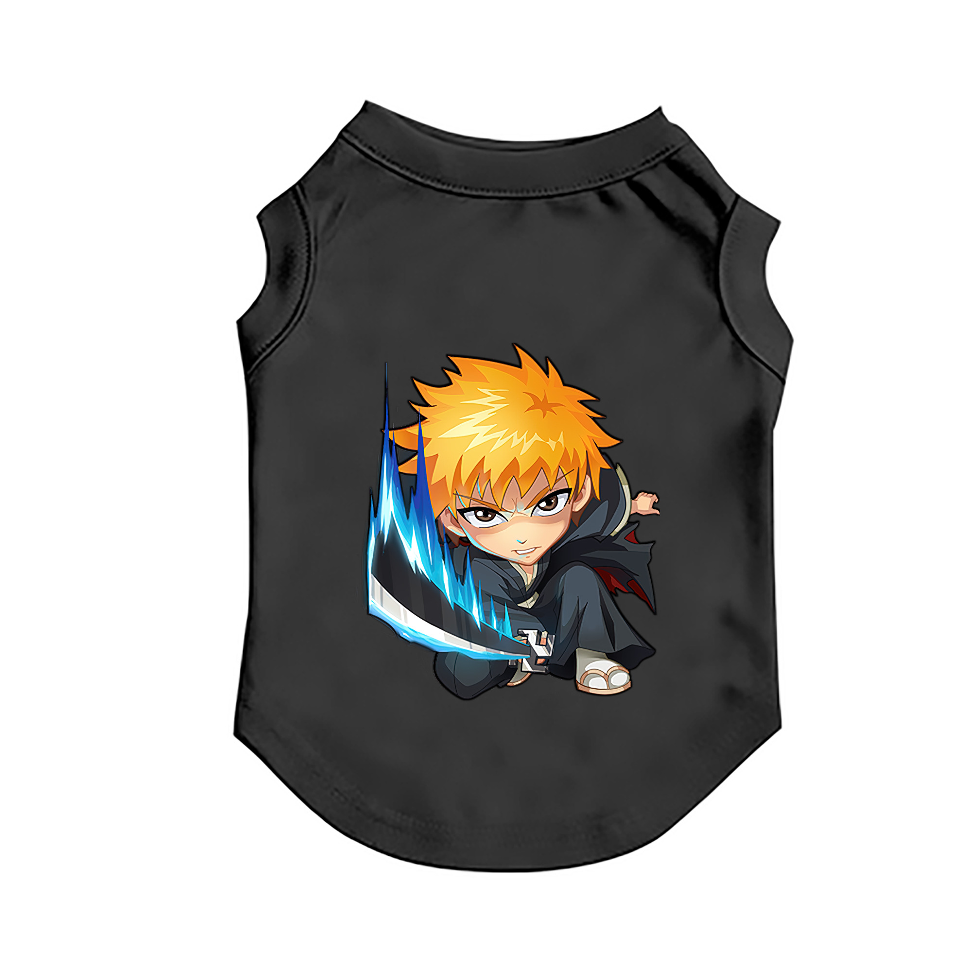 （画像用） ブリーチ 黒崎一護（くろさき いちご）BLEACH Kurosaki Ichigo ペット用ベスト