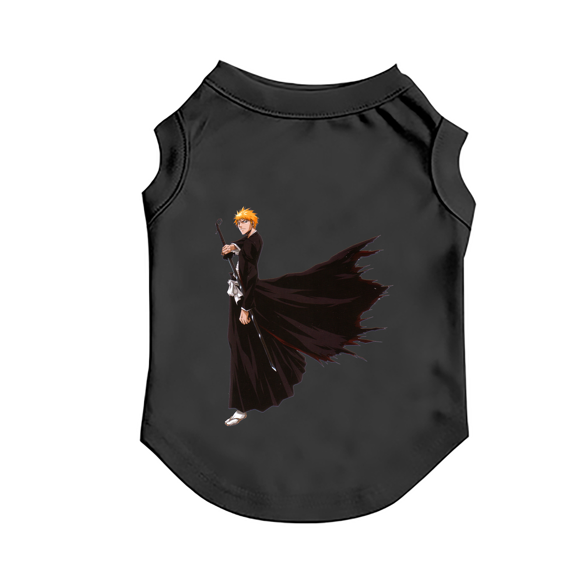 （画像用） ブリーチ 黒崎一護（くろさき いちご）BLEACH Kurosaki Ichigo ペット用ベスト