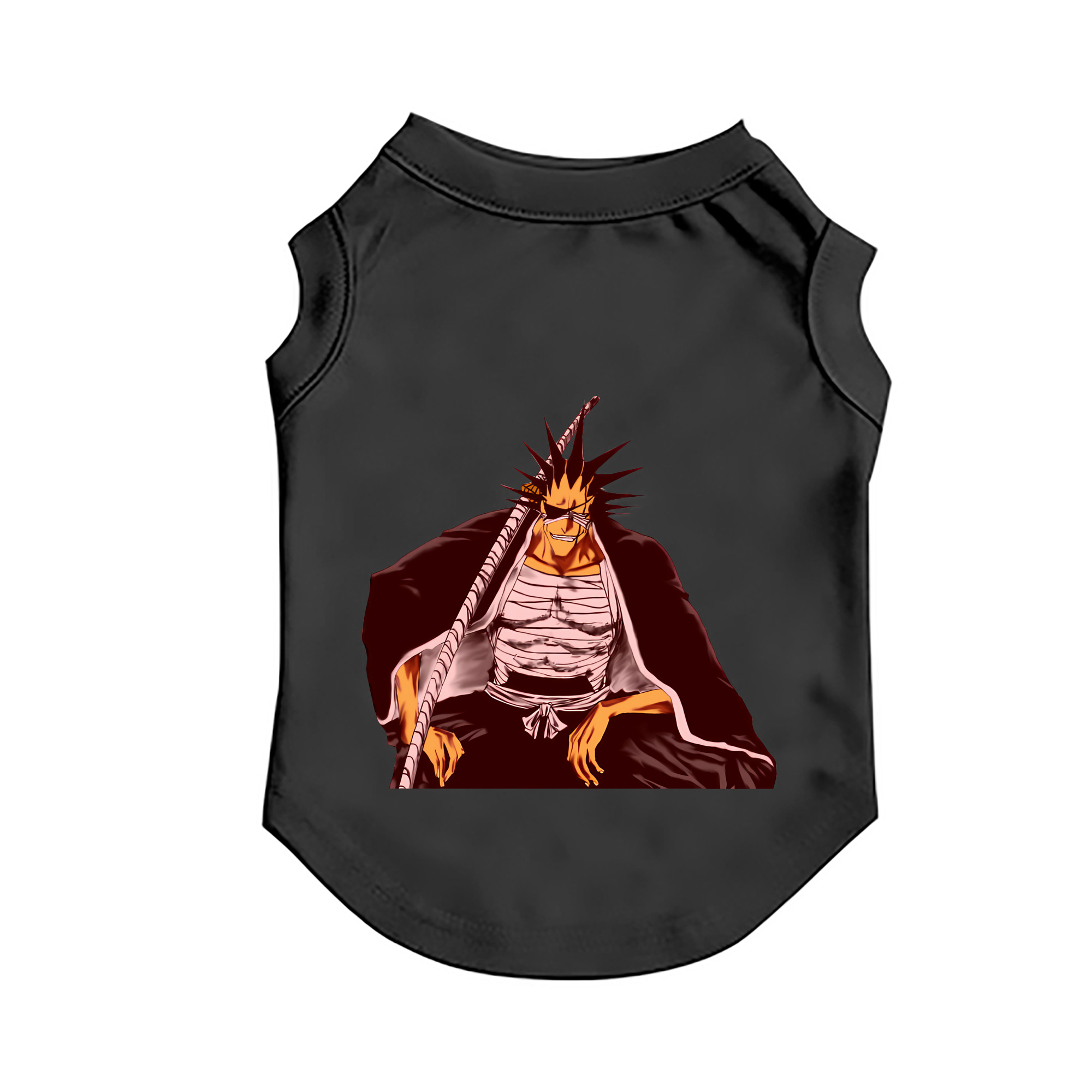 （画像用） ブリーチ ざらき けんぱち BLEACH Zaraki Kenpachi ペット用ベスト