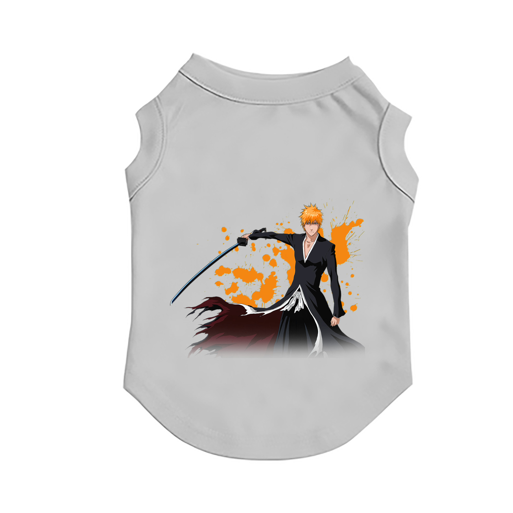 （画像用） ブリーチ 黒崎一護（くろさき いちご）BLEACH Kurosaki Ichigo ペット用ベスト