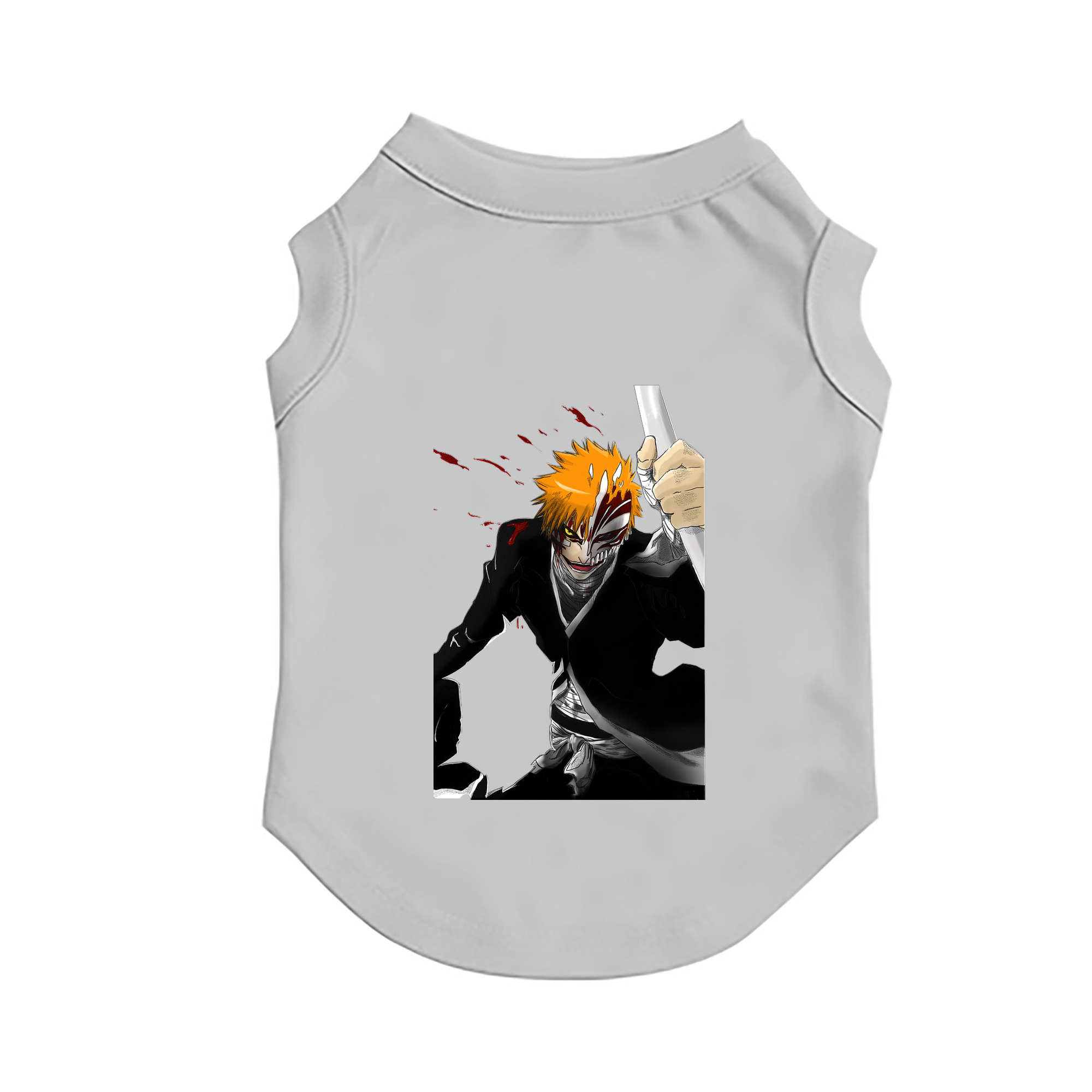 （画像用） ブリーチ 黒崎一護（くろさき いちご）BLEACH Kurosaki Ichigo ペット用ベスト