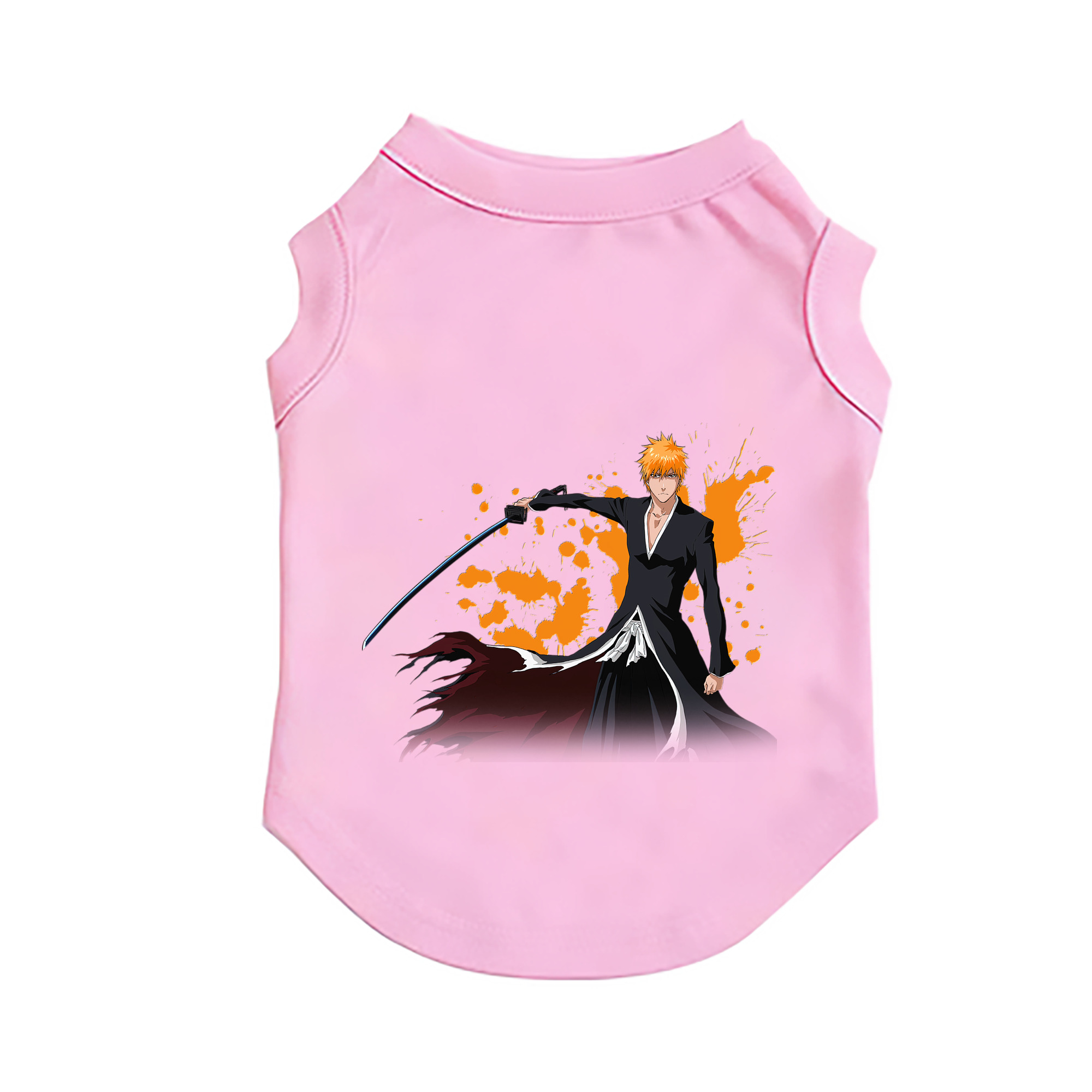 （画像用） ブリーチ 黒崎一護（くろさき いちご）BLEACH Kurosaki Ichigo ペット用ベスト