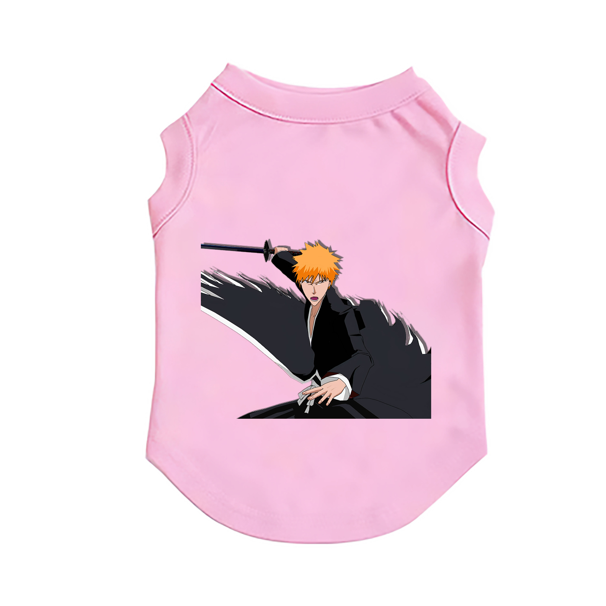 （画像用） ブリーチ 黒崎一護（くろさき いちご）BLEACH Kurosaki Ichigo ペット用ベスト