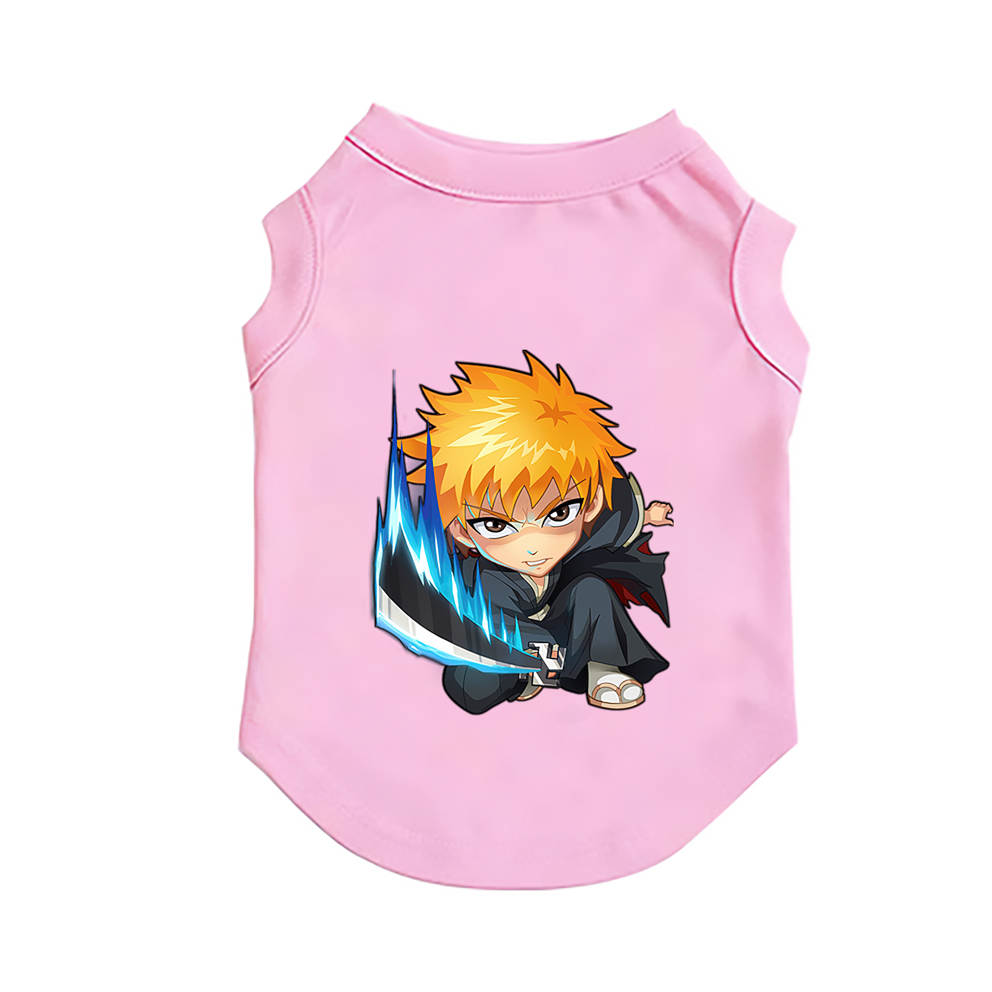 （画像用） ブリーチ 黒崎一護（くろさき いちご）BLEACH Kurosaki Ichigo ペット用ベスト