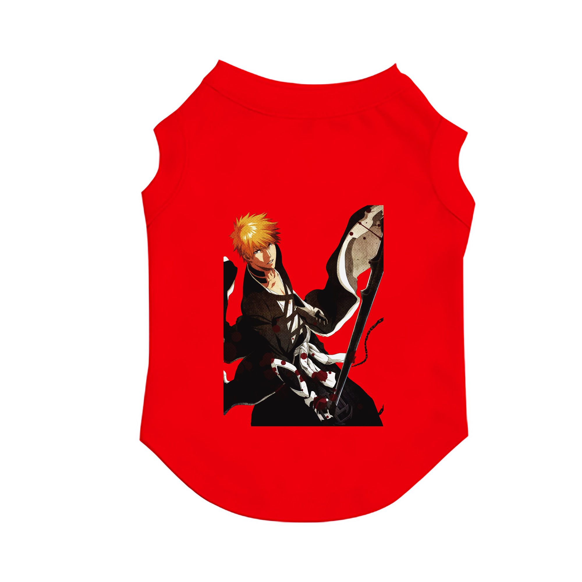 （画像用） ブリーチ 黒崎一護（くろさき いちご）BLEACH Kurosaki Ichigo ペット用ベスト