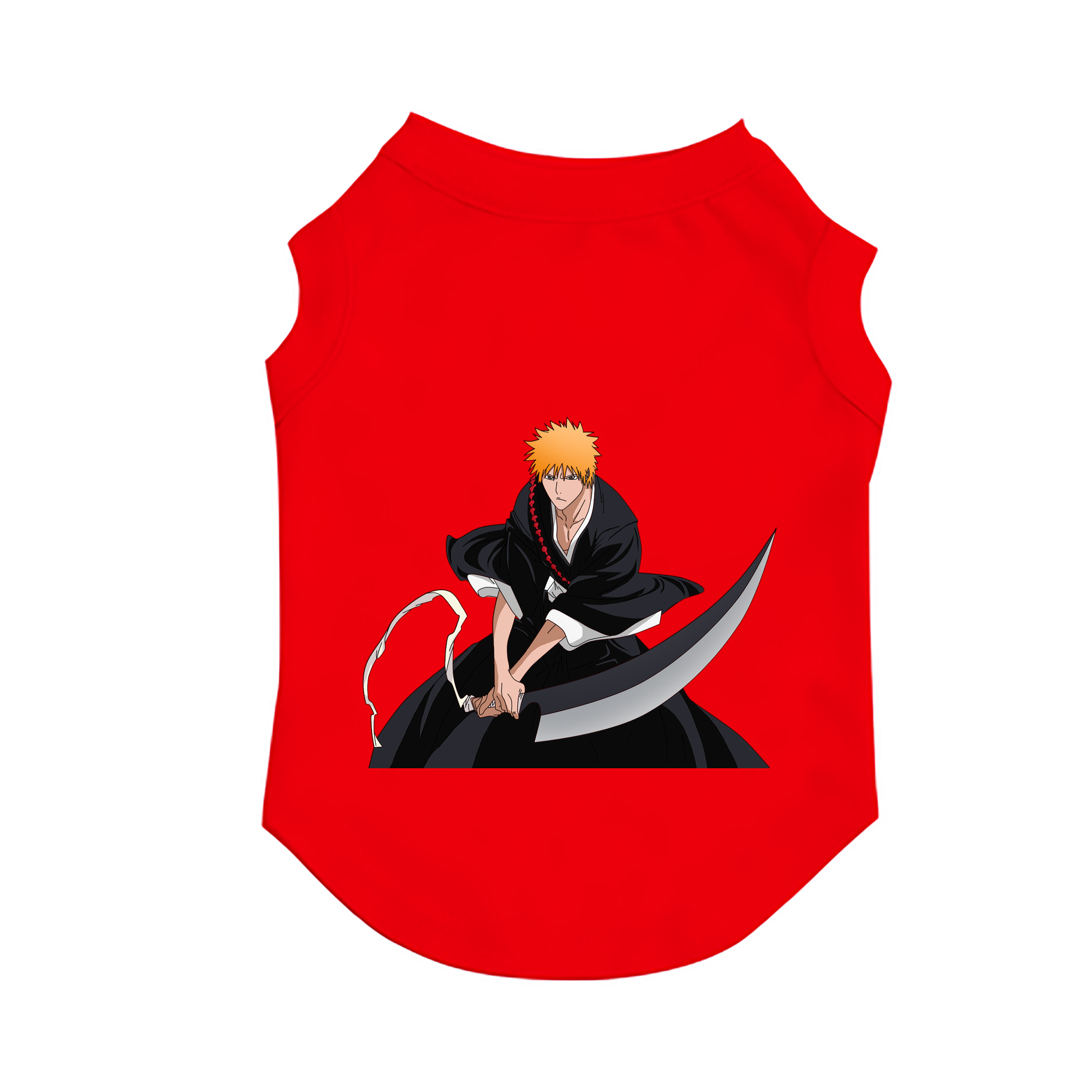 （画像用） ブリーチ 黒崎一護（くろさき いちご）BLEACH Kurosaki Ichigo ペット用ベスト
