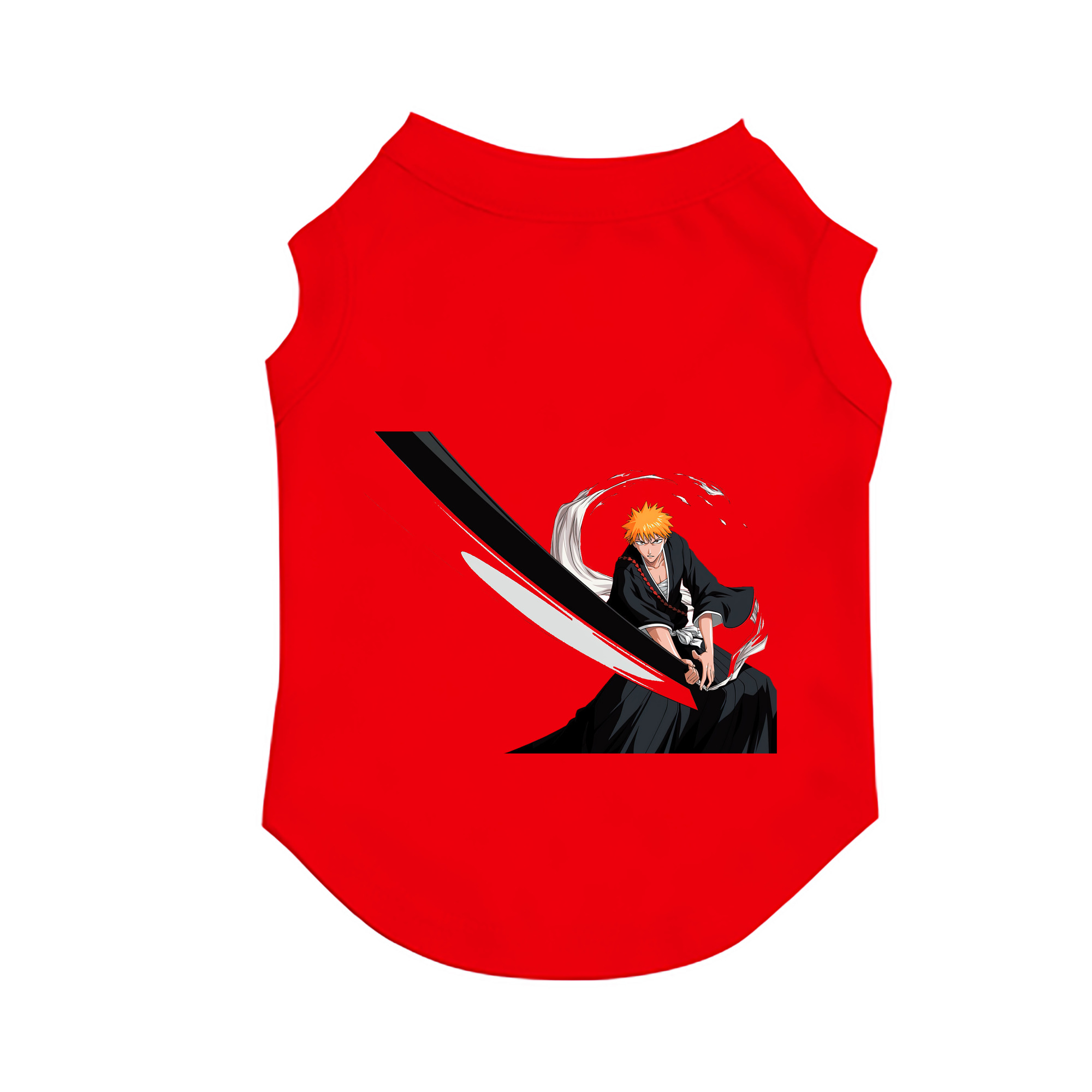 （画像用） ブリーチ 黒崎一護（くろさき いちご）BLEACH Kurosaki Ichigo ペット用ベスト
