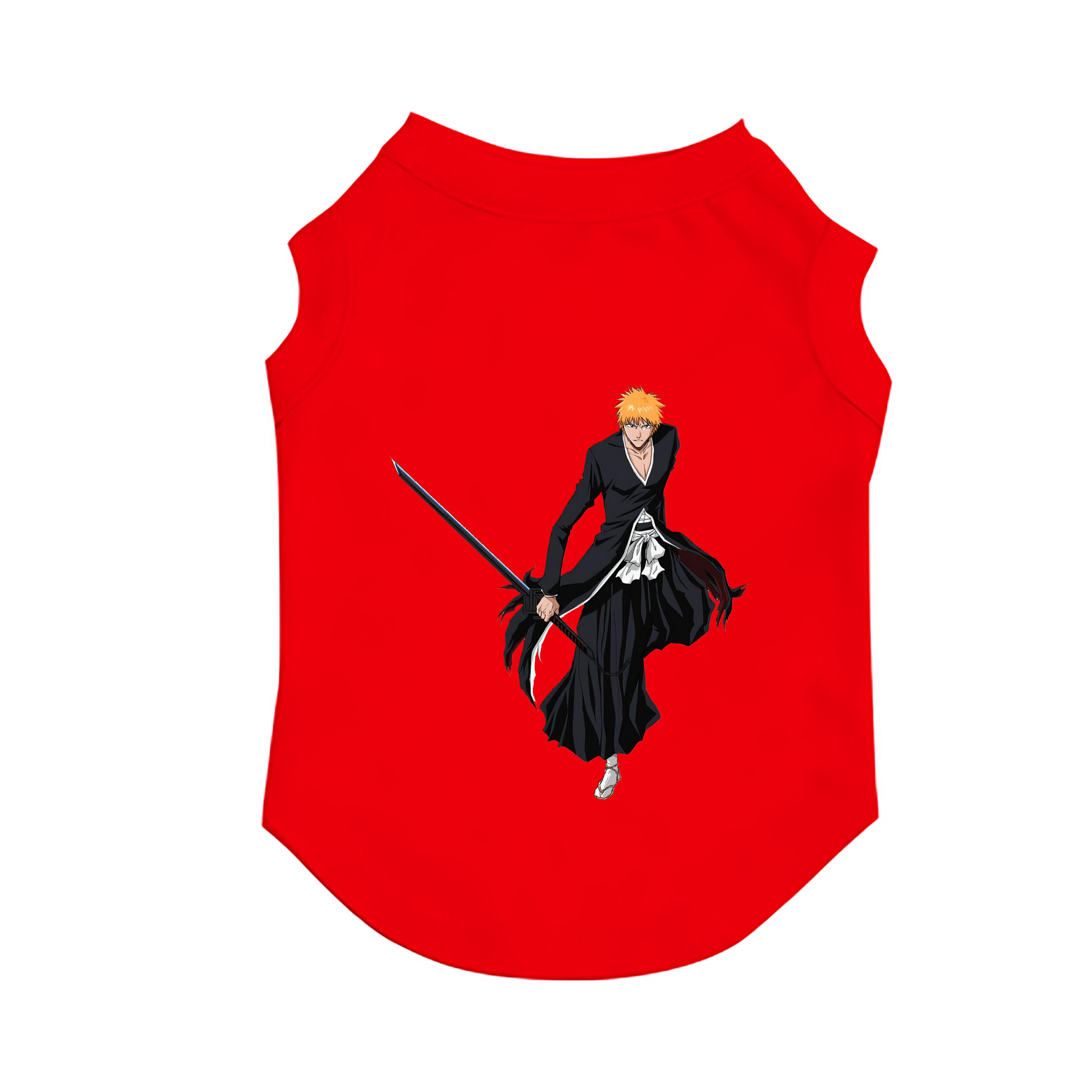 （画像用） ブリーチ 黒崎一護（くろさき いちご）BLEACH Kurosaki Ichigo ペット用ベスト