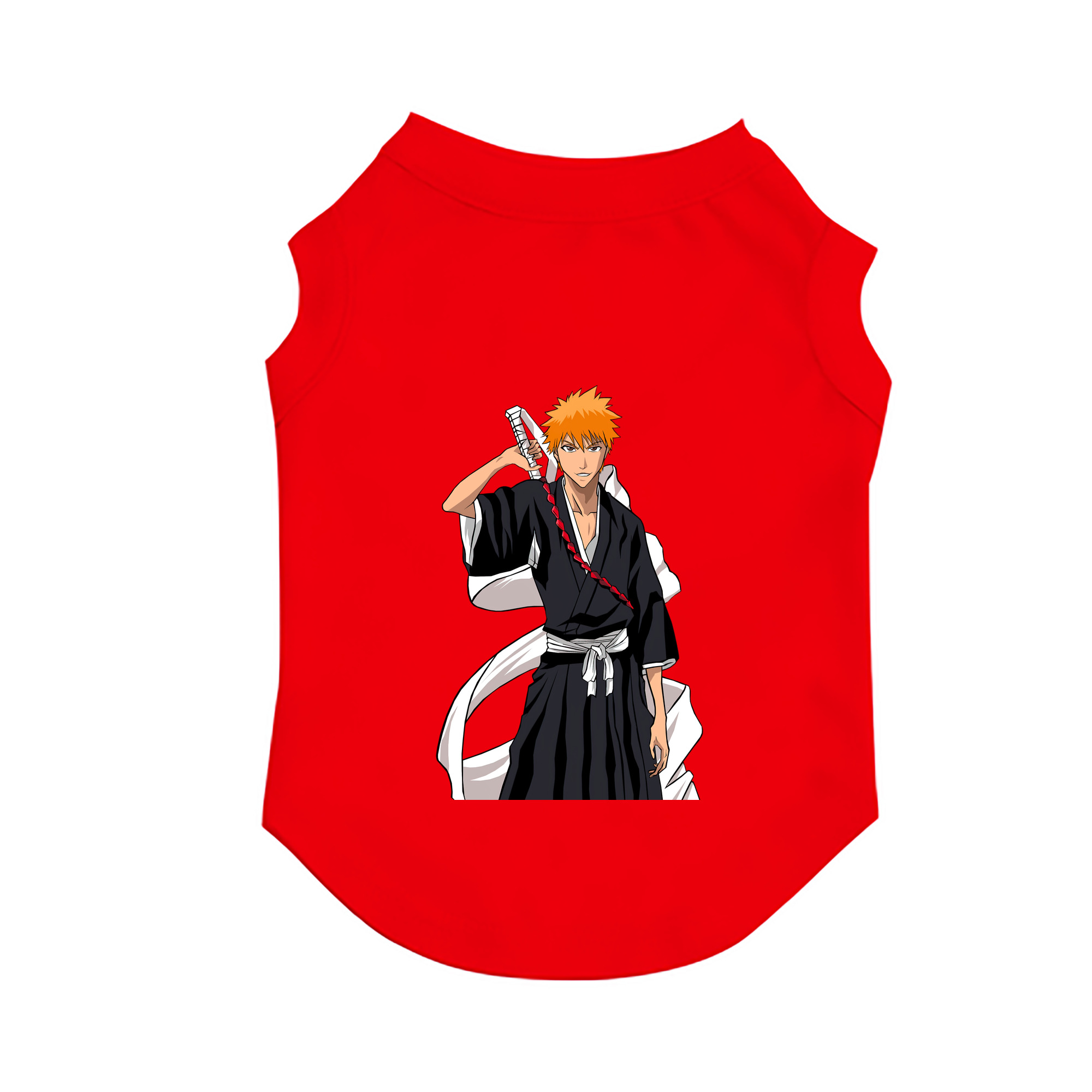 （画像用） ブリーチ 黒崎一護（くろさき いちご）BLEACH Kurosaki Ichigo ペット用ベスト