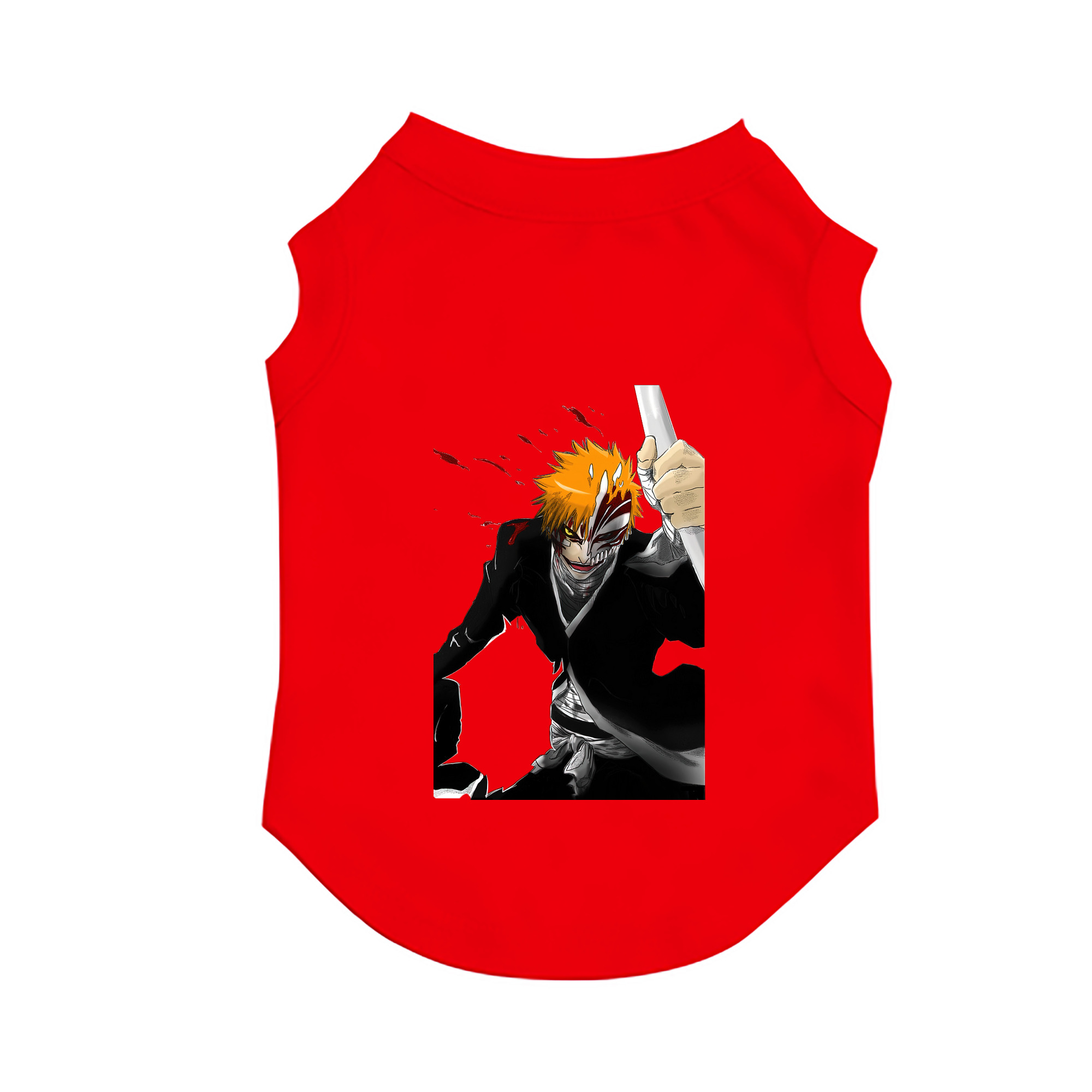 （画像用） ブリーチ 黒崎一護（くろさき いちご）BLEACH Kurosaki Ichigo ペット用ベスト