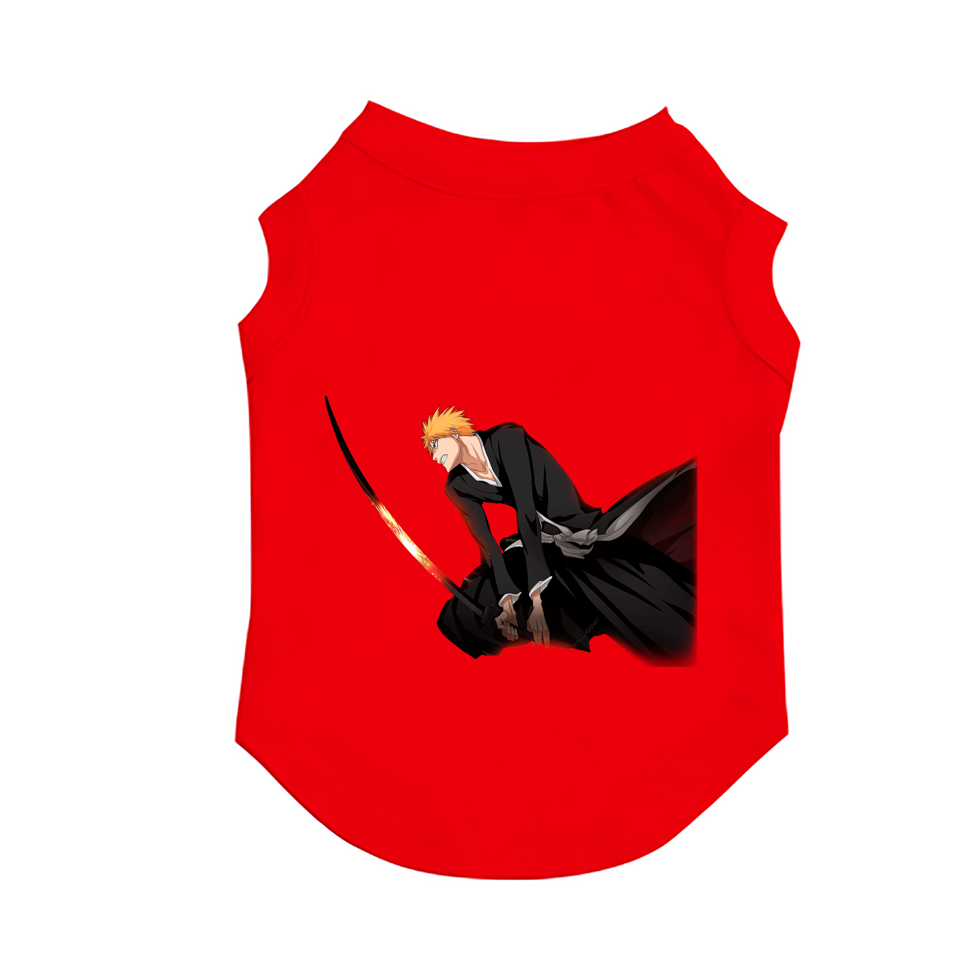 （画像用） ブリーチ 黒崎一護（くろさき いちご）BLEACH Kurosaki Ichigo ペット用ベスト